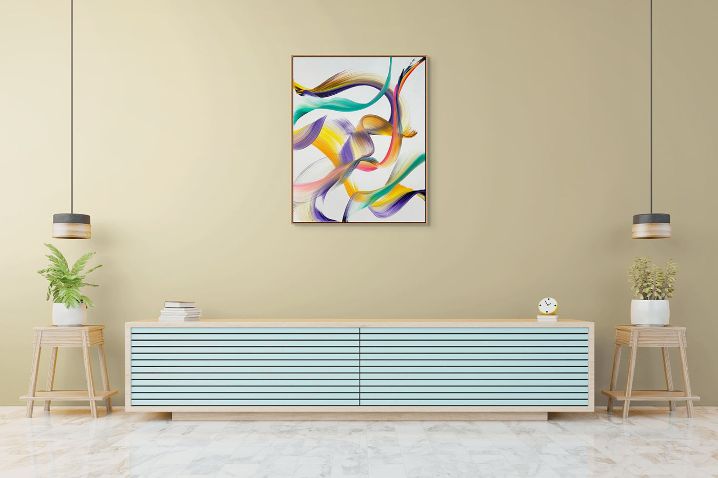 Artwork by Nikolaos Schizas, Paciencia Y Inquietud, Made of Acrylic on raw canvas 