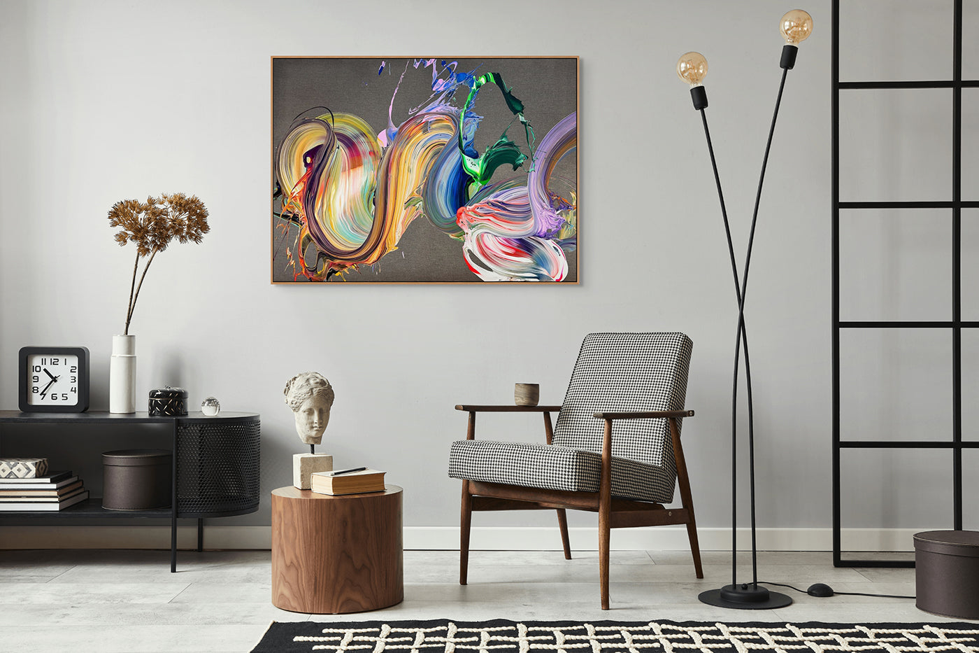 Artwork by Nikolaos Schizas, Por Favor, Made of Acrylic on raw canvas 