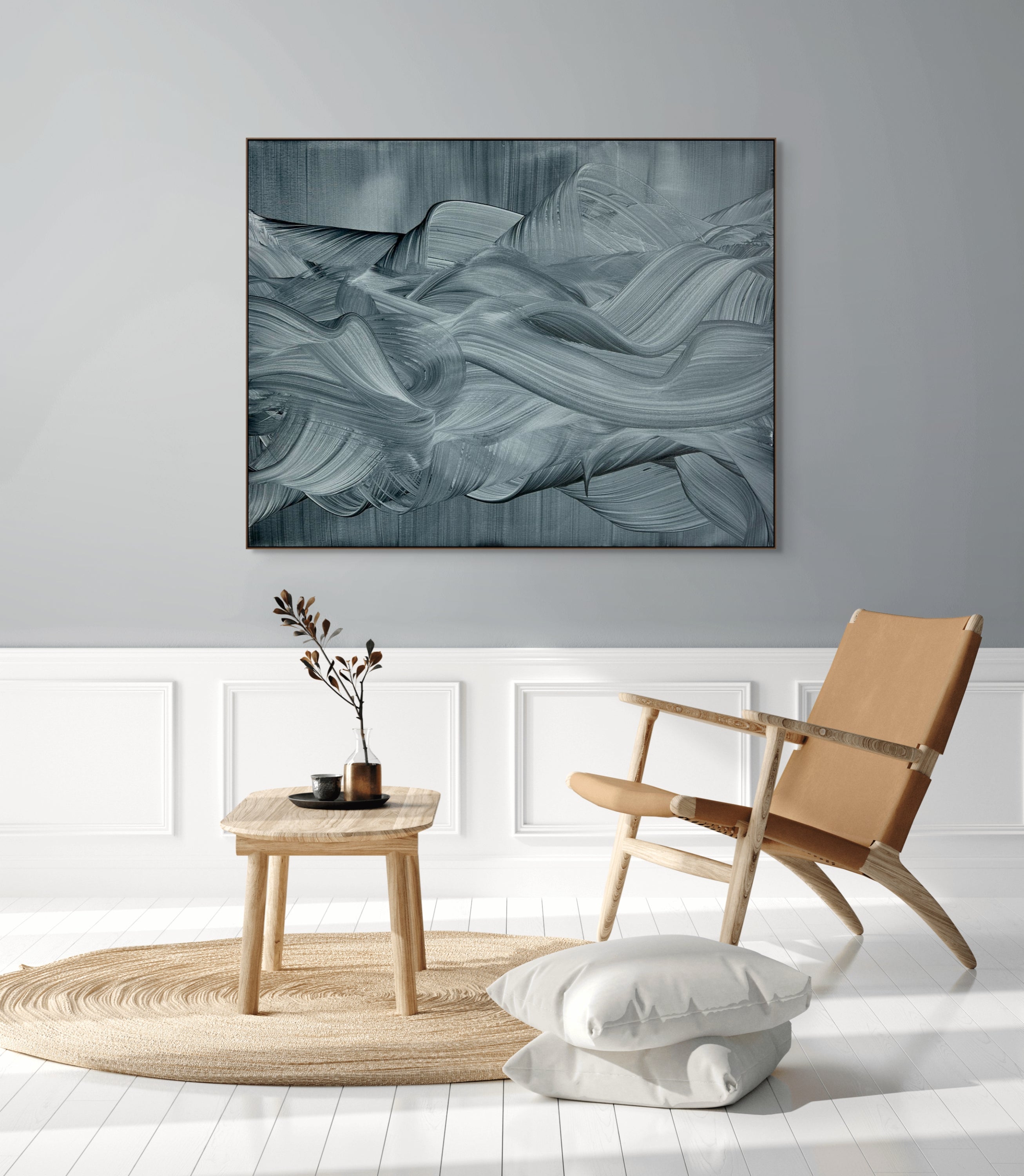 Artwork by Nikolaos Schizas, Silken shadows, Made of Acrylic on canvas 