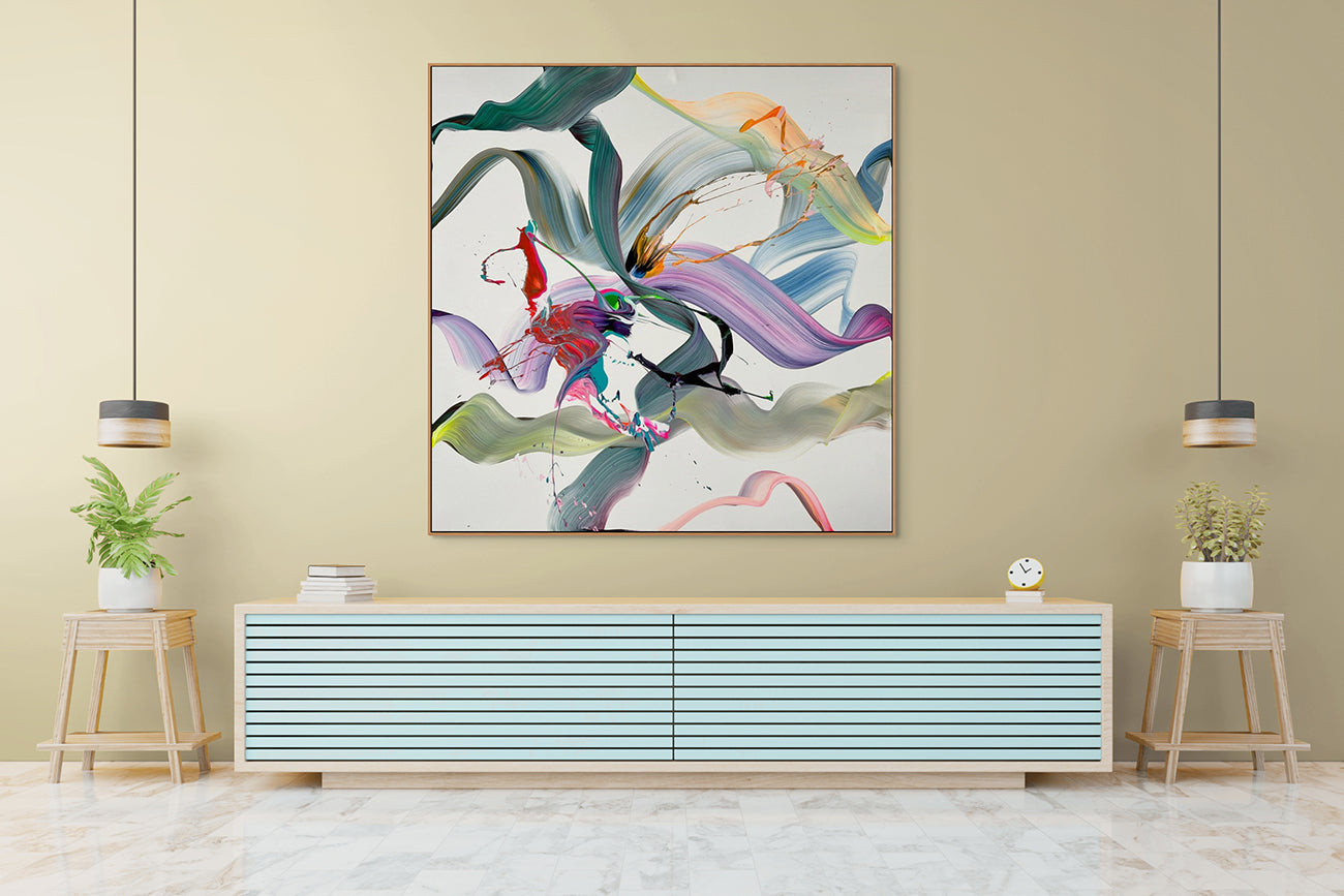 Artwork by Nikolaos Schizas, Surreal Paths, Made of Acrylic on canvas 