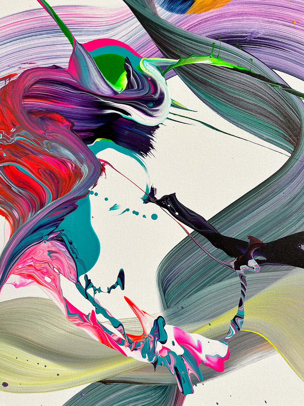 Artwork by Nikolaos Schizas, Surreal Paths, Made of Acrylic on canvas 