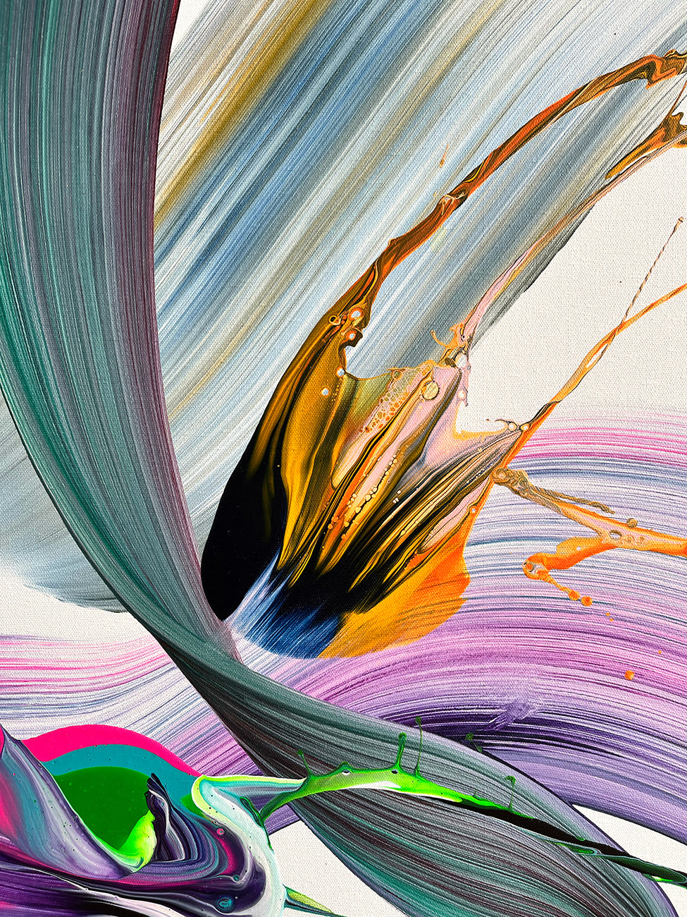Artwork by Nikolaos Schizas, Surreal Paths, Made of Acrylic on canvas 