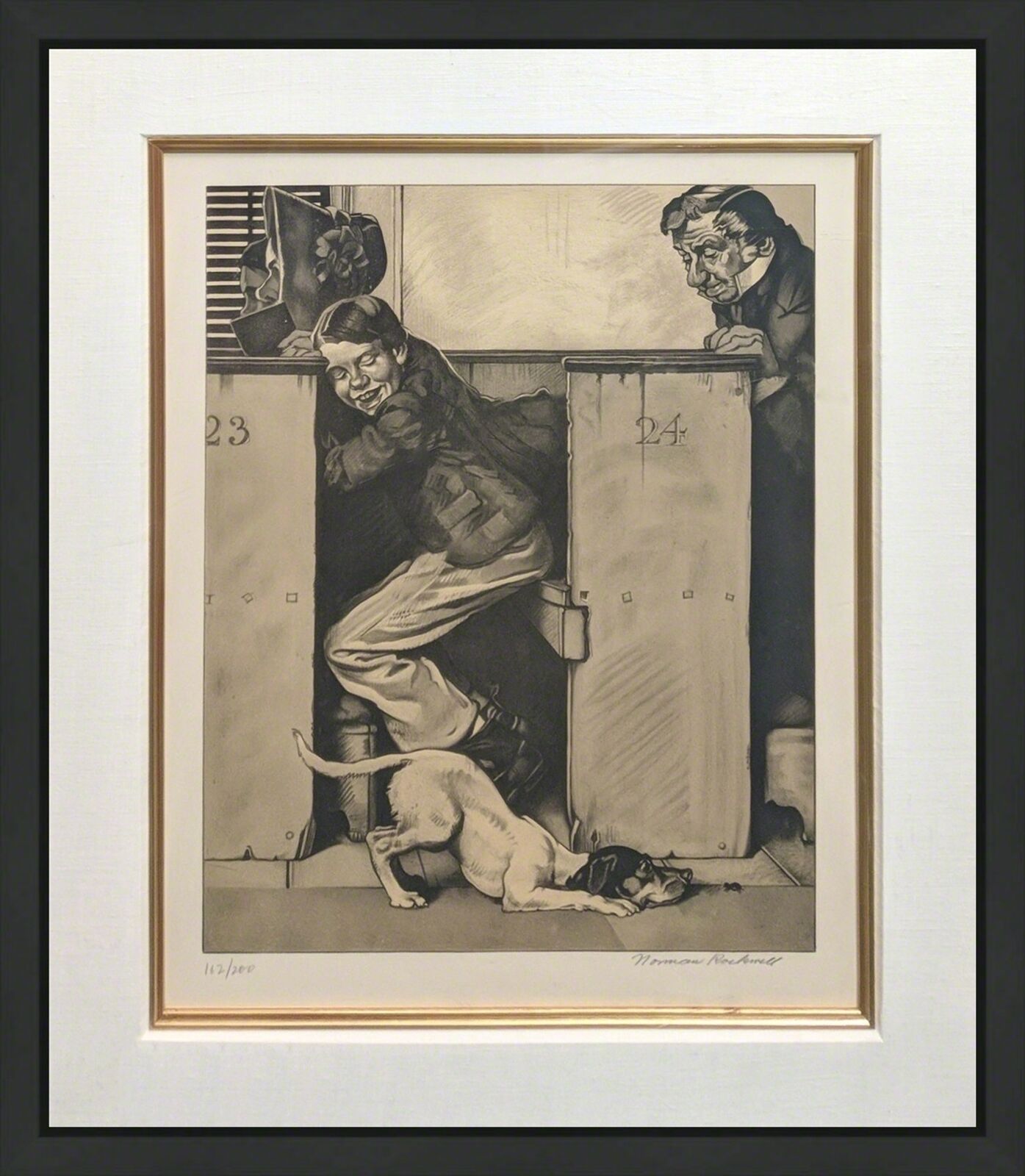 Artwork by Norman Rockwell, CHURCH (SEPIA), Made of Lithograph 