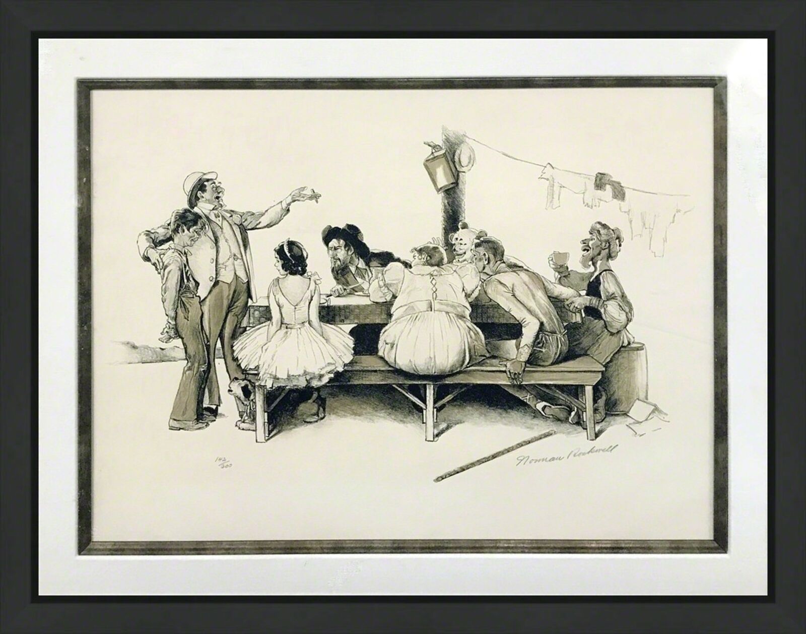 CIRCUS by Norman Rockwell, 1971