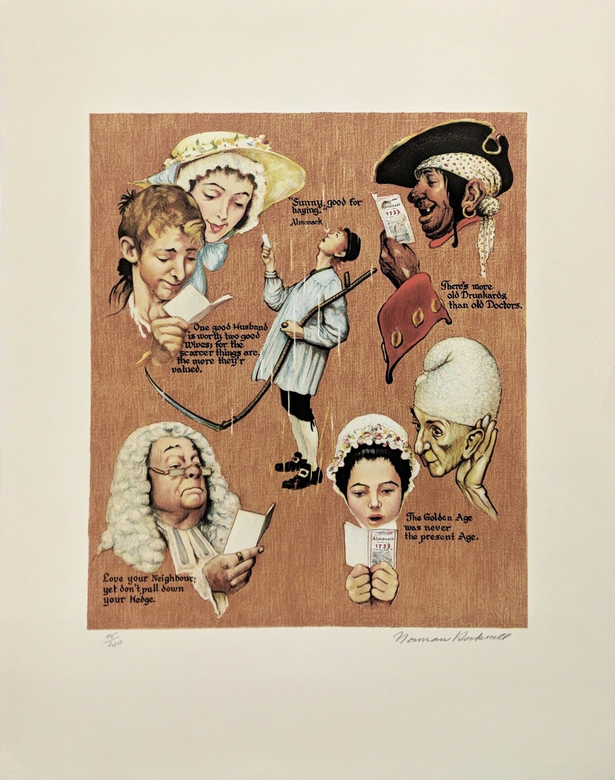 THE GOLDEN AGE by Norman Rockwell, 1973