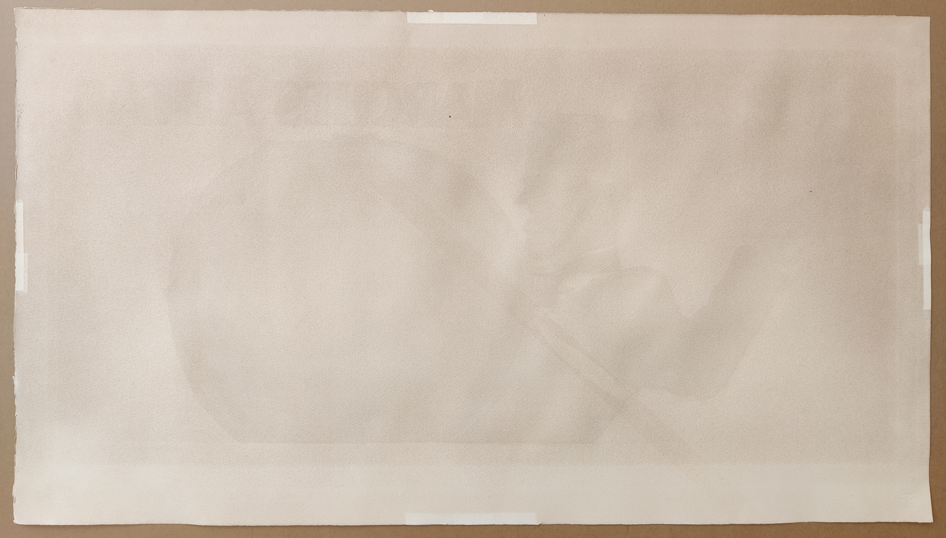 A poster of a marching band member holding a drum.