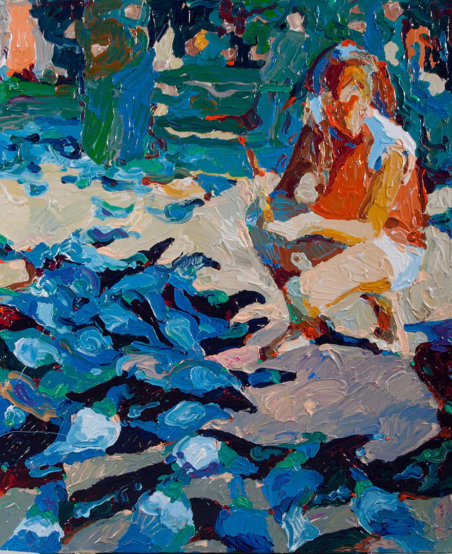 Oksana Mas Installation-Inspired Painting – Investment Art by Oksana Mas, null