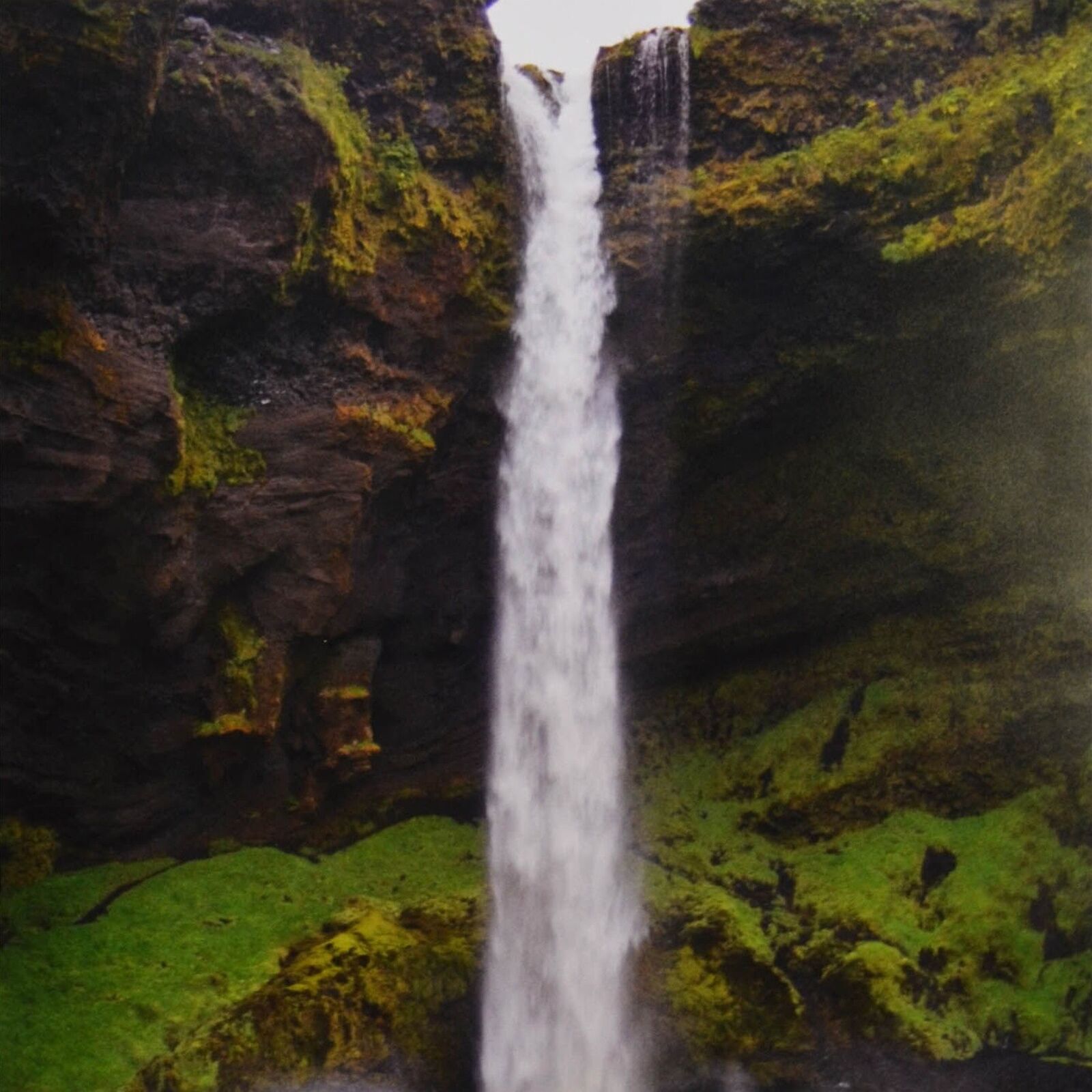 Artwork by Olafur Eliasson, Contact is Content at Seljalandsfoss, Made of C-Print 