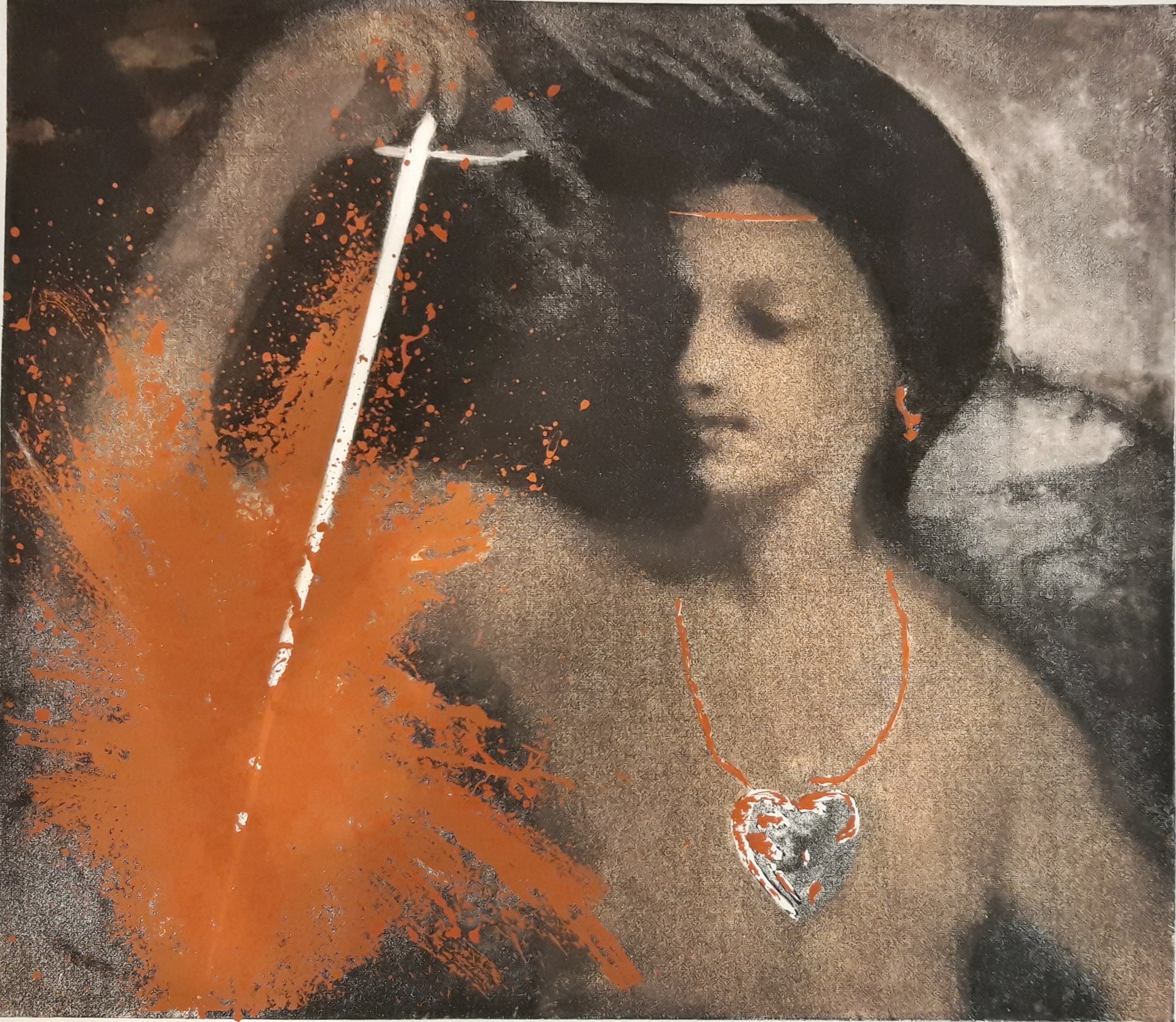 Fendente by Omar Galliani, 1990
