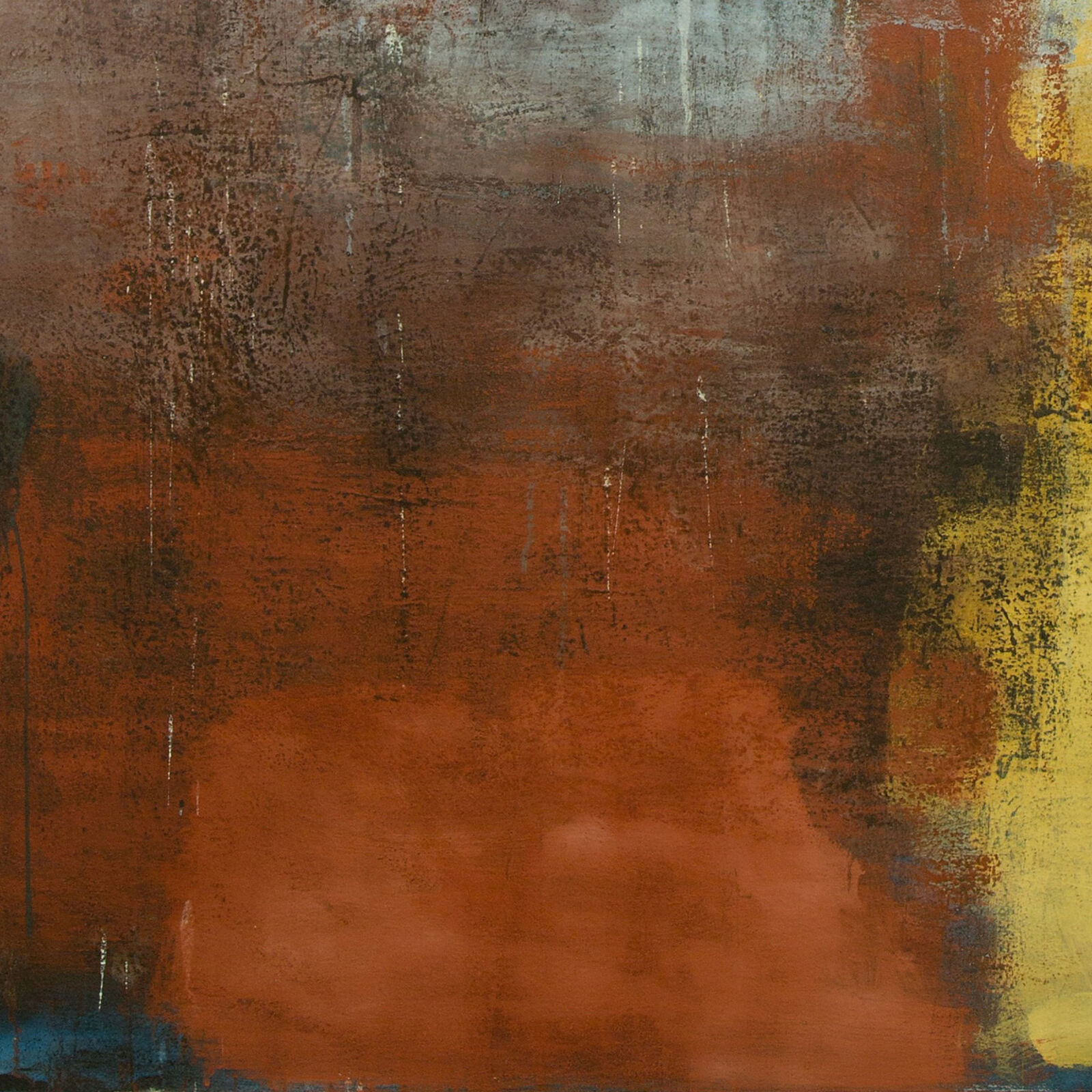 Artwork by Orazio De Gennaro, Sannio - Abstract Landscape Painting with Pastel Colors, Made of Oil Paint and Pastel on Canvas 