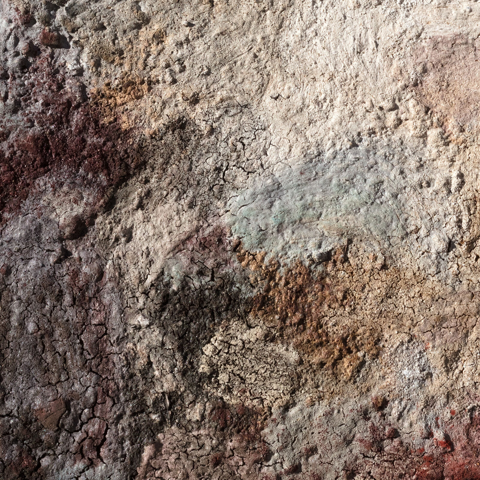 Artwork by Orazio De Gennaro, Terra Bruciata (Scorched Earth) - Small Abstract Painting with Raw Pigments, Made of Pigment and Charcoal on Rag Paper 