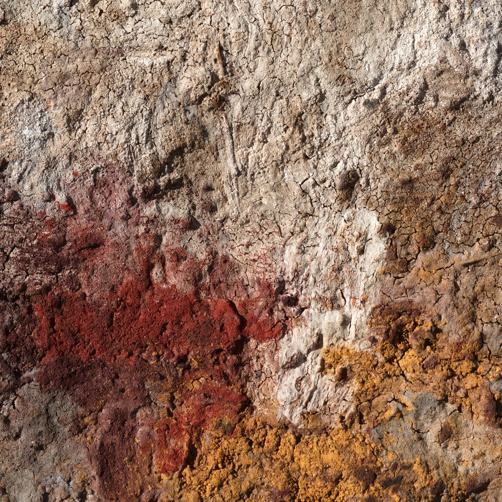 Artwork by Orazio De Gennaro, Terra Bruciata (Scorched Earth) - Small Abstract Painting with Raw Pigments, Made of Pigment and Charcoal on Rag Paper 