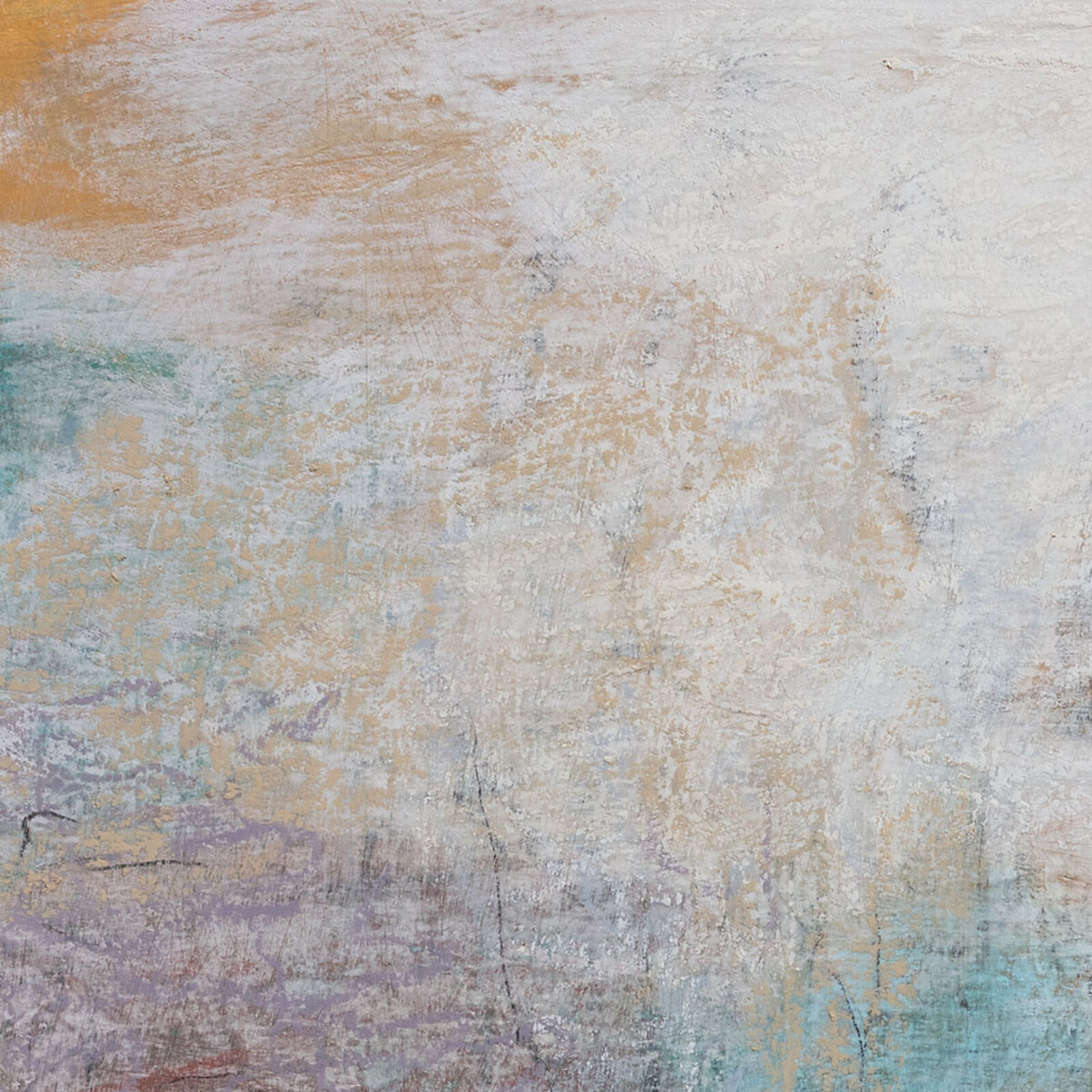 Artwork by Orazio De Gennaro, Terra Incognita III, Made of Oil Pastel, Graphite, and Pigment on Canvas 