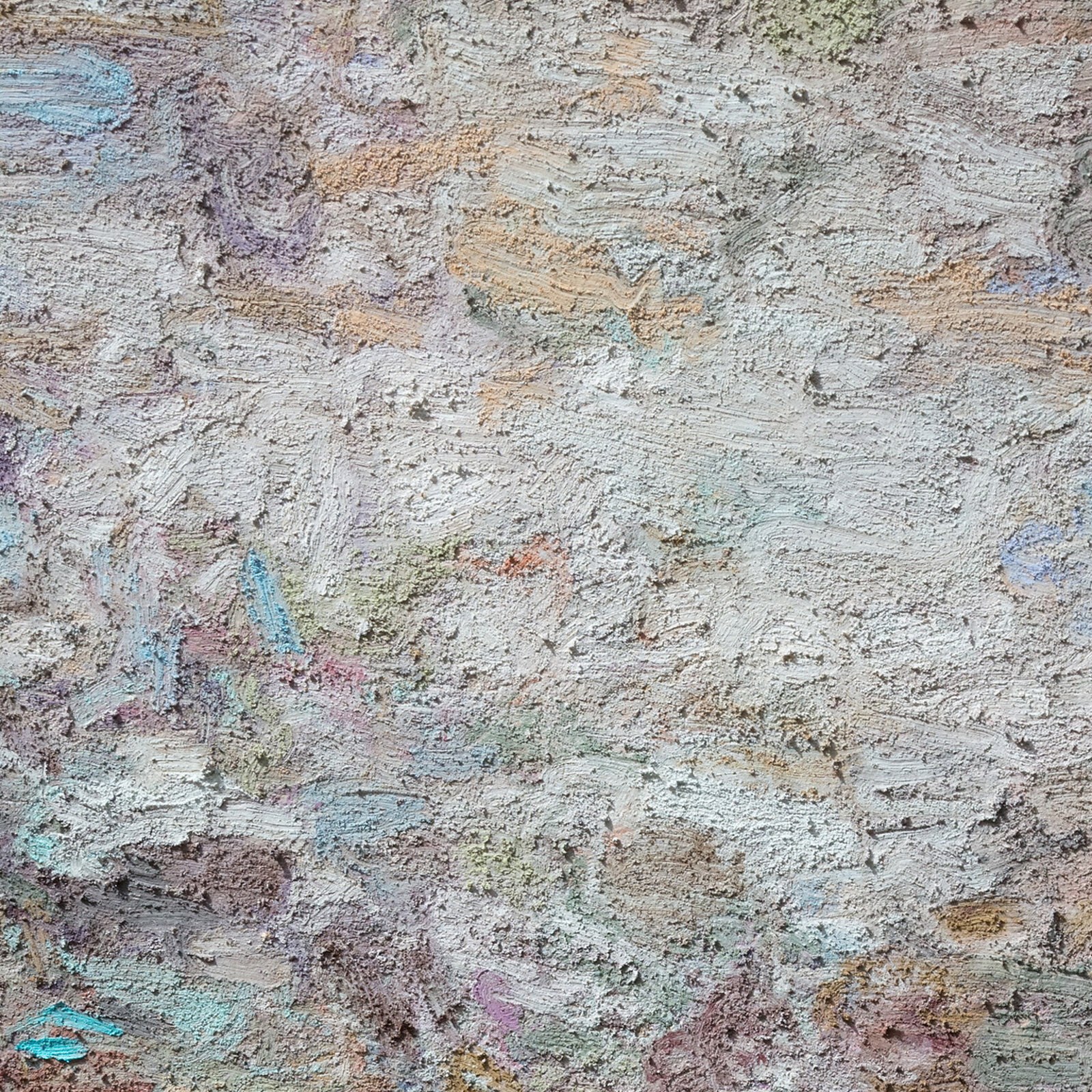 Artwork by Orazio De Gennaro, Untitled II, Made of Pigment, glass powder, mica, and straw on panel 