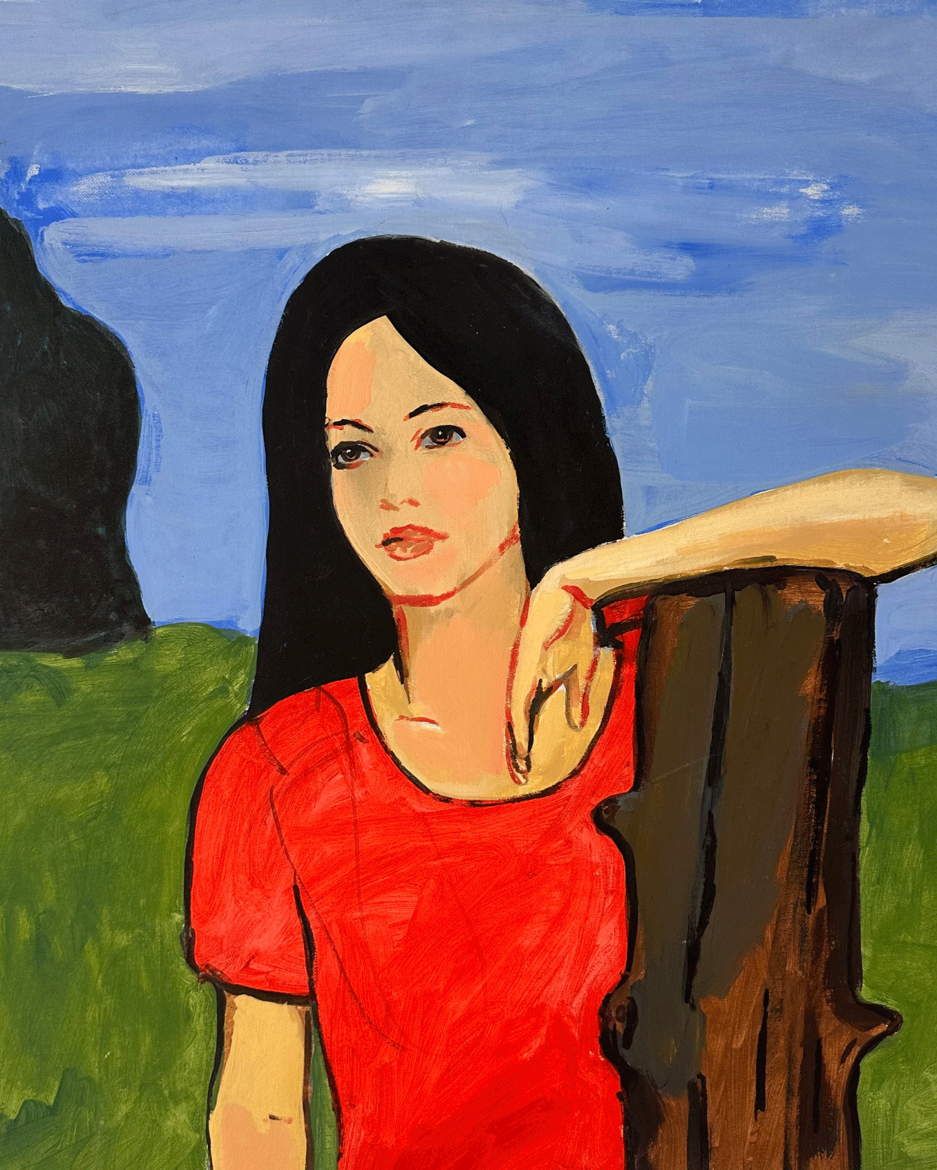 Muchacha by Orestes Hernández, null