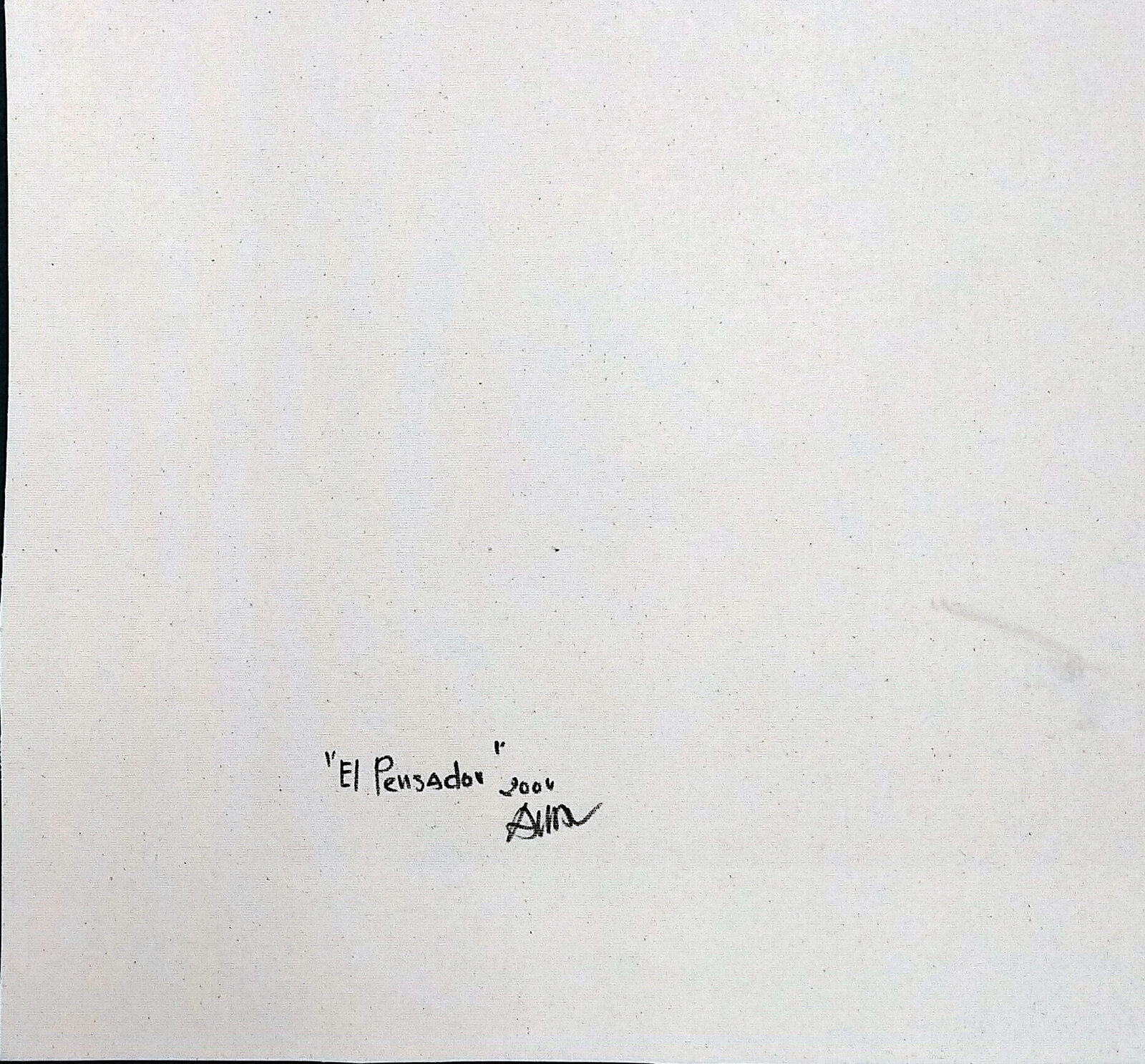 Artwork by Oswaldo Aulèstia, El Pensador, Made of Giclee On Canvas 