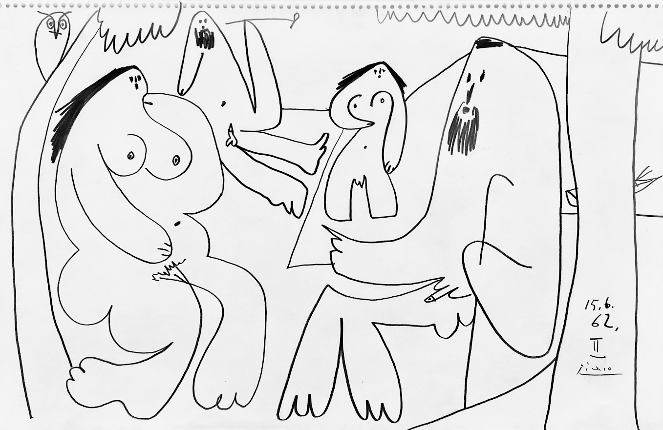 Les Déjeuners by Pablo Picasso, 1962