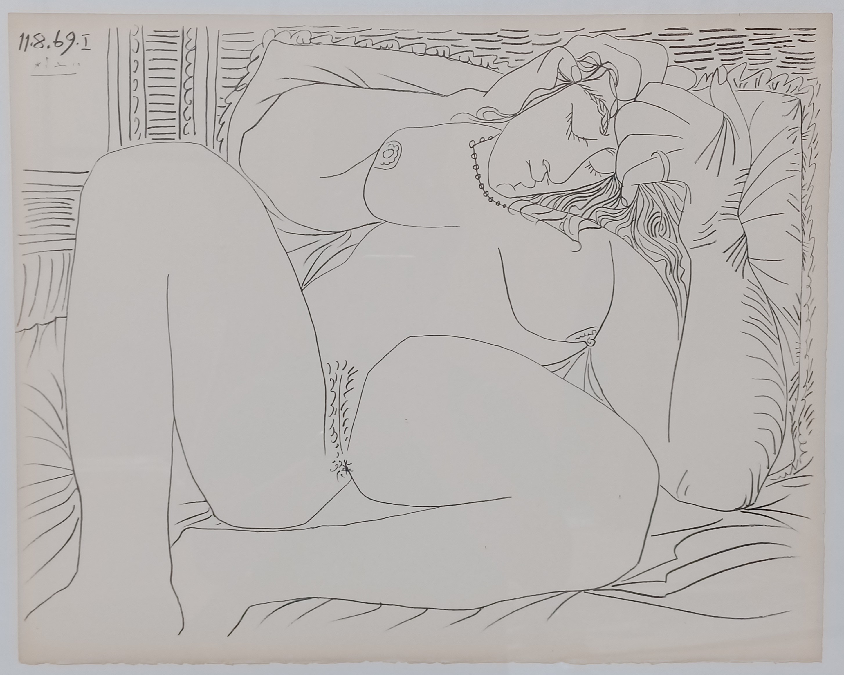 Nude Woman, Femme Nue, Mourlot Frères (after Pablo Picasso) by Pablo Picasso, circa 1972