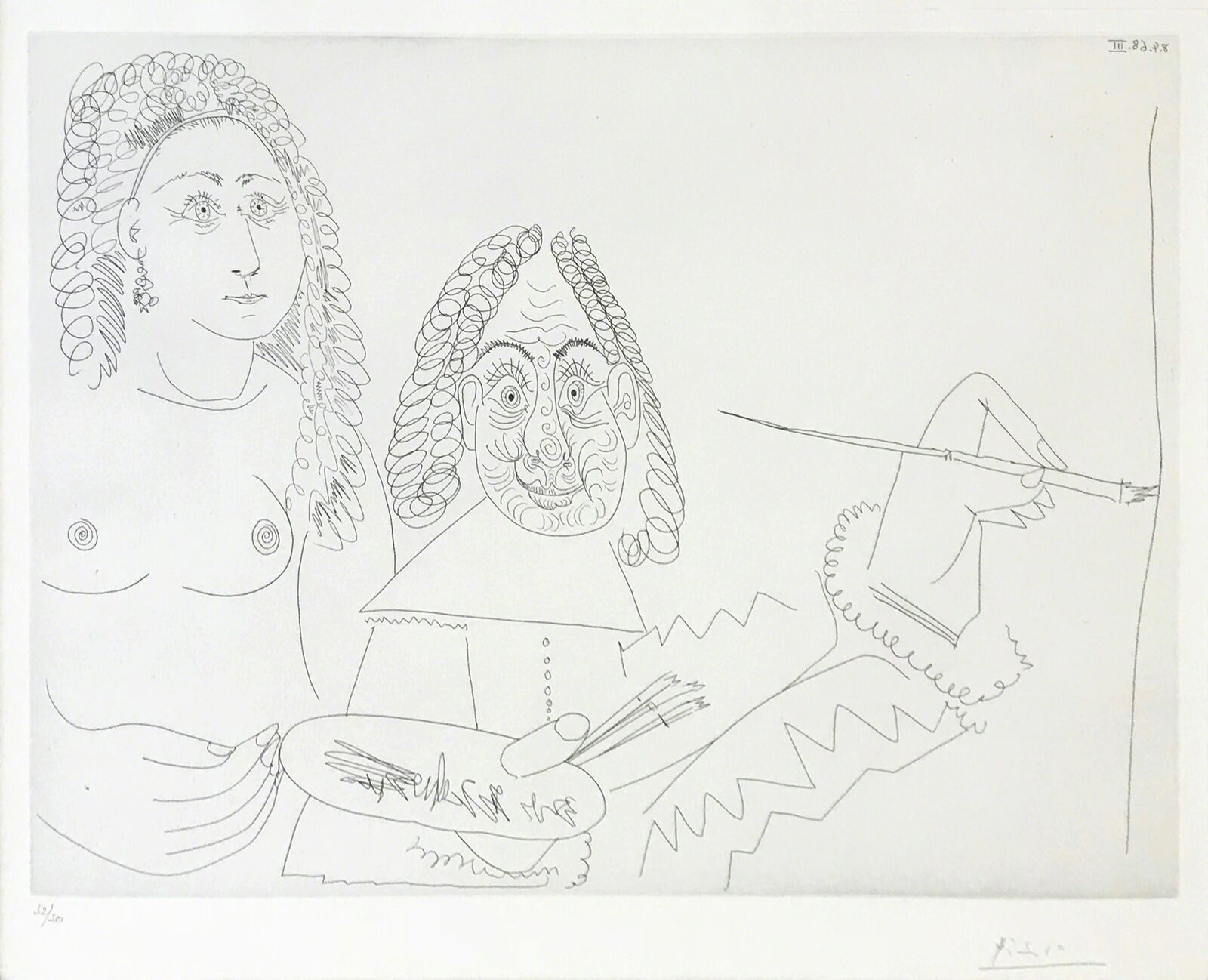 Artwork by Pablo Picasso, 347 SERIES (BLOCH 1502), Made of Etching 