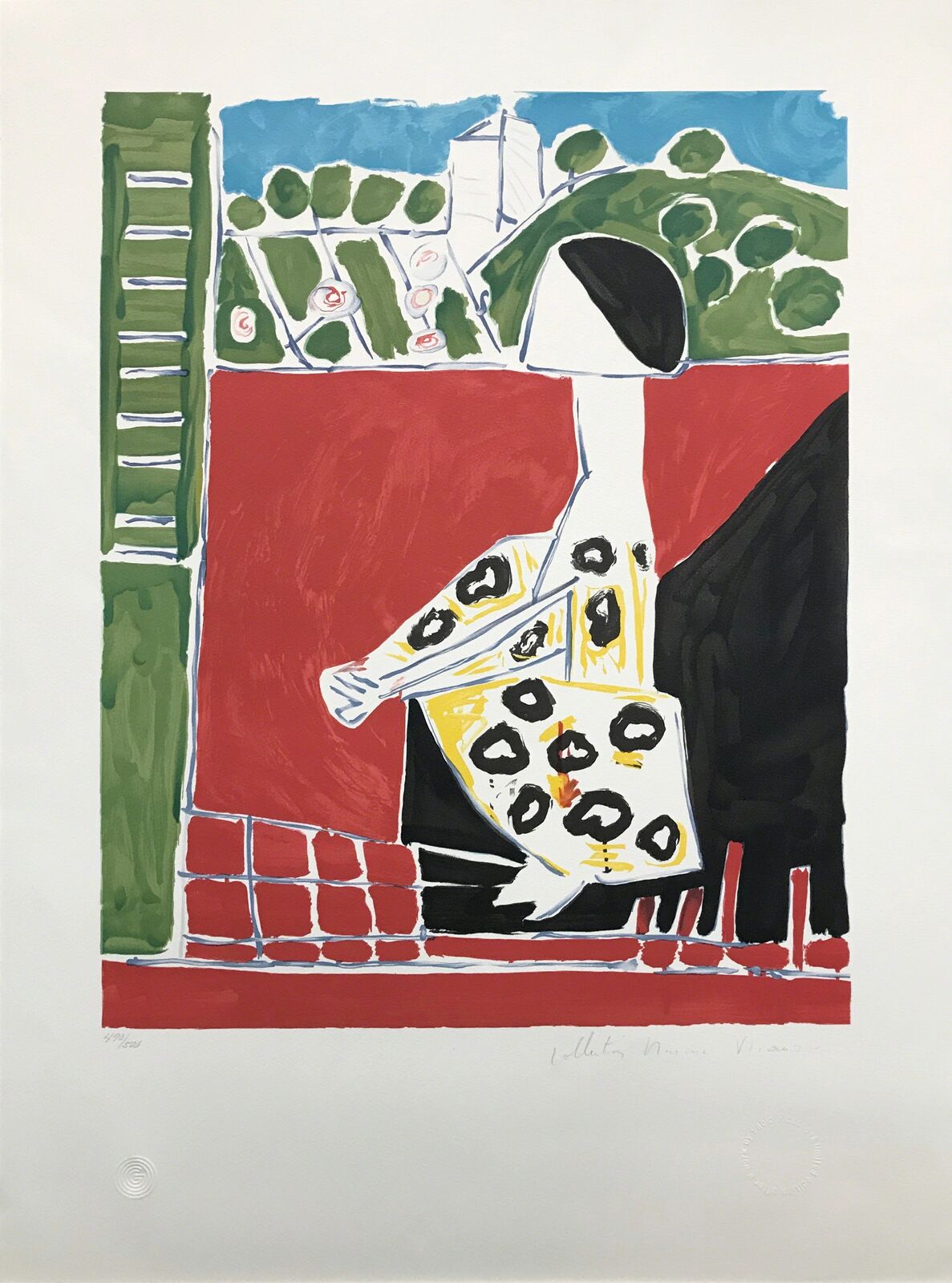 Artwork by Pablo Picasso, FEMME ACCROUPI, Made of Lithograph On Arches Paper 
