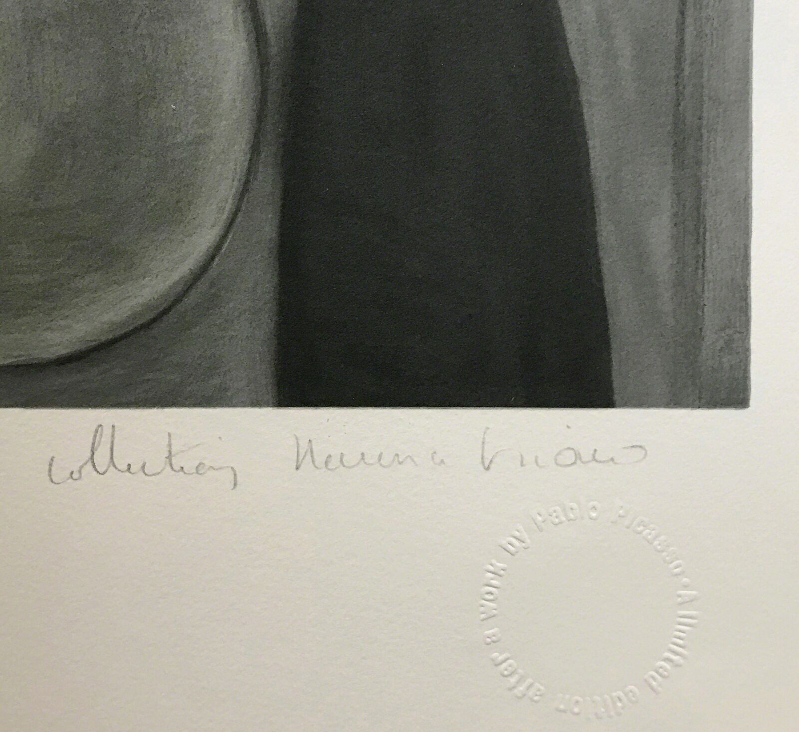 Artwork by Pablo Picasso, FEMME AU CHAPEAU GRIS, Made of Lithograph On Arches Paper 