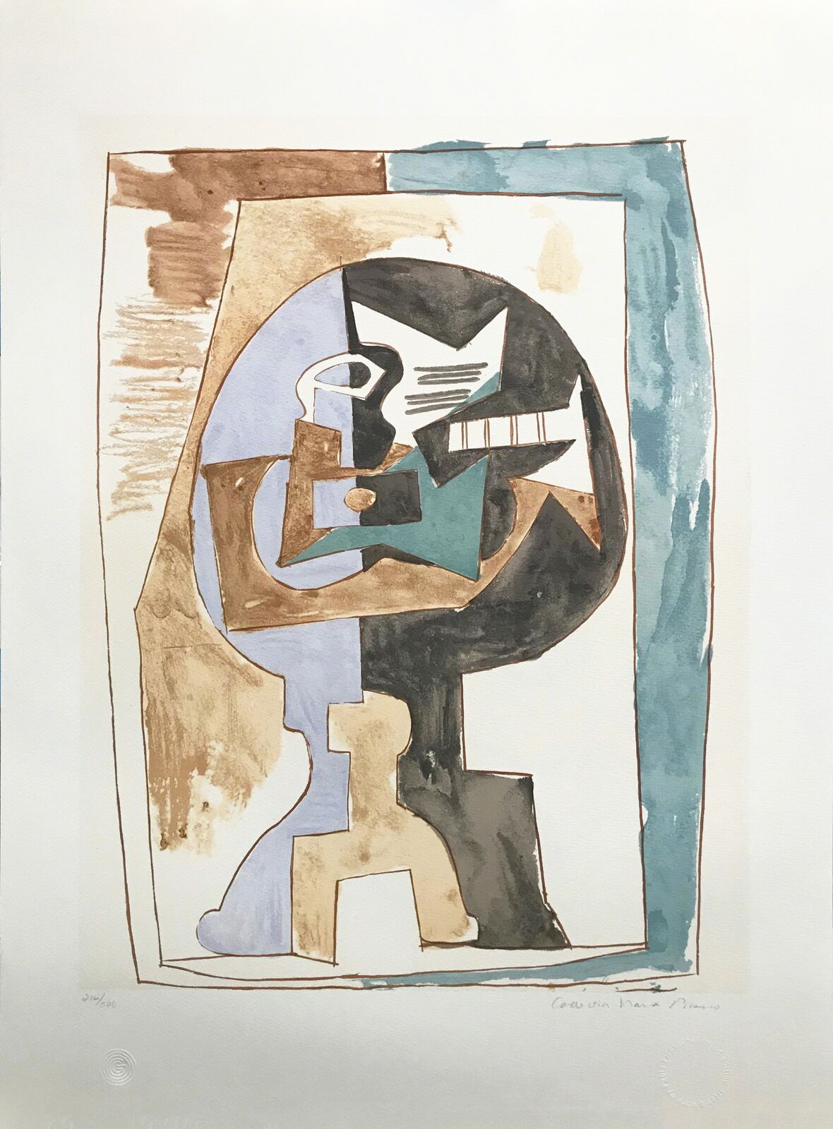 GUERIDON ET GUITARE by Pablo Picasso, 1979-1982