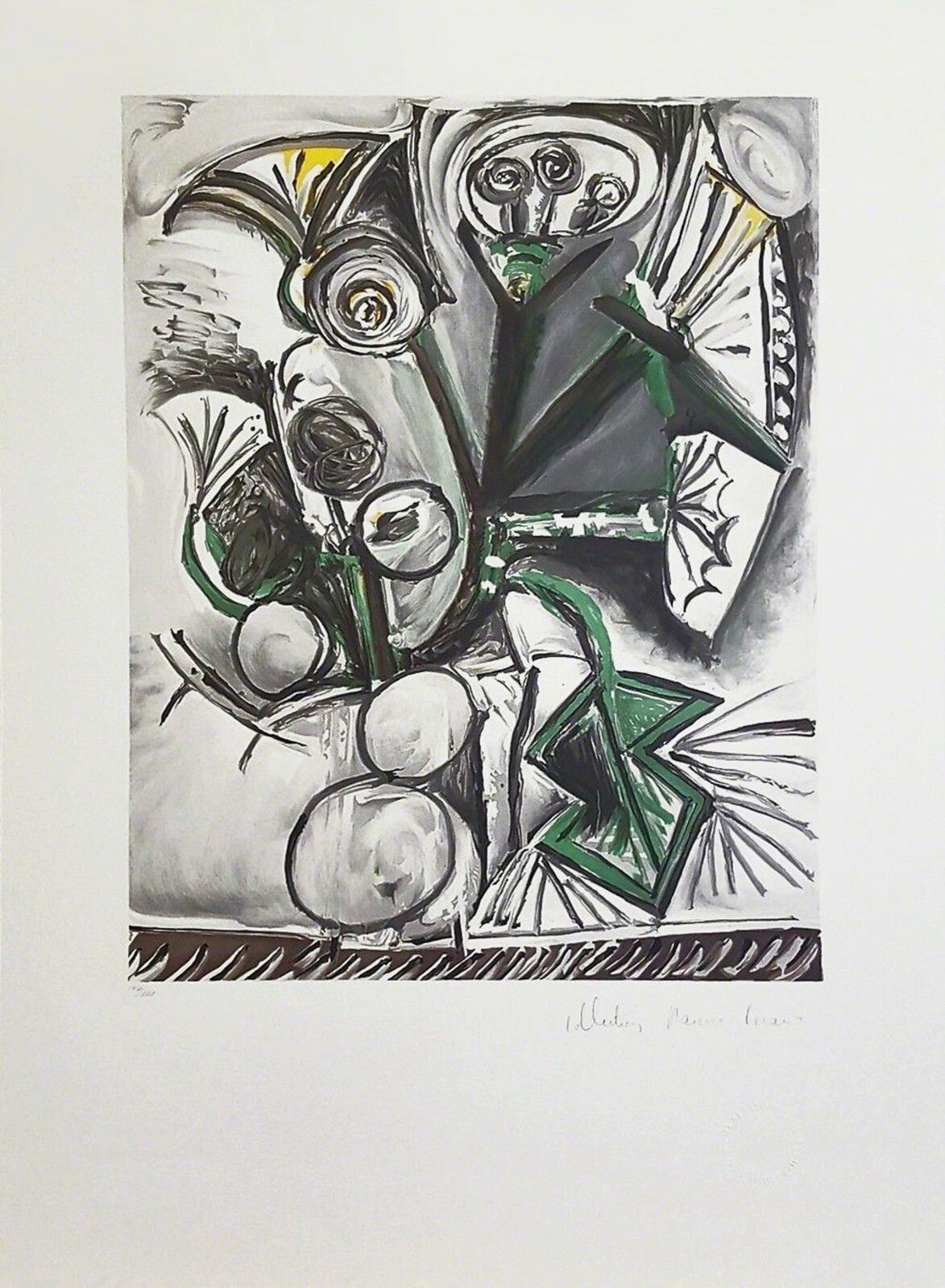 Artwork by Pablo Picasso, LE BOUQUET, Made of Lithograph On Arches Paper 