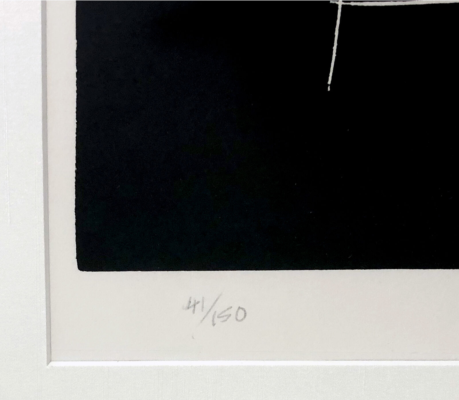 A black and white drawing of a man with a hat on his head.