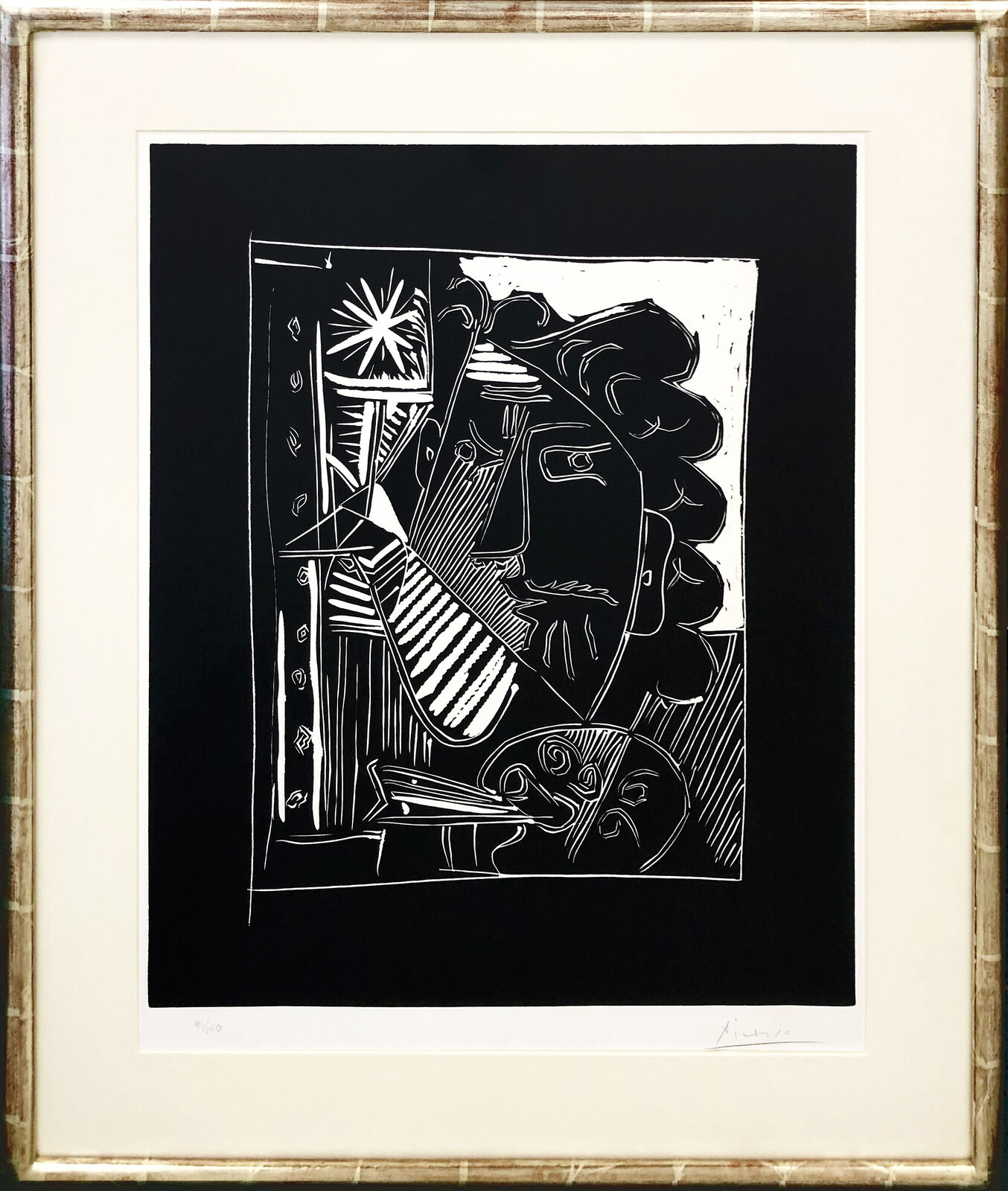 LE PEINTRE A LA PALETTE (BLOCH 1153) by Pablo Picasso, 1963
