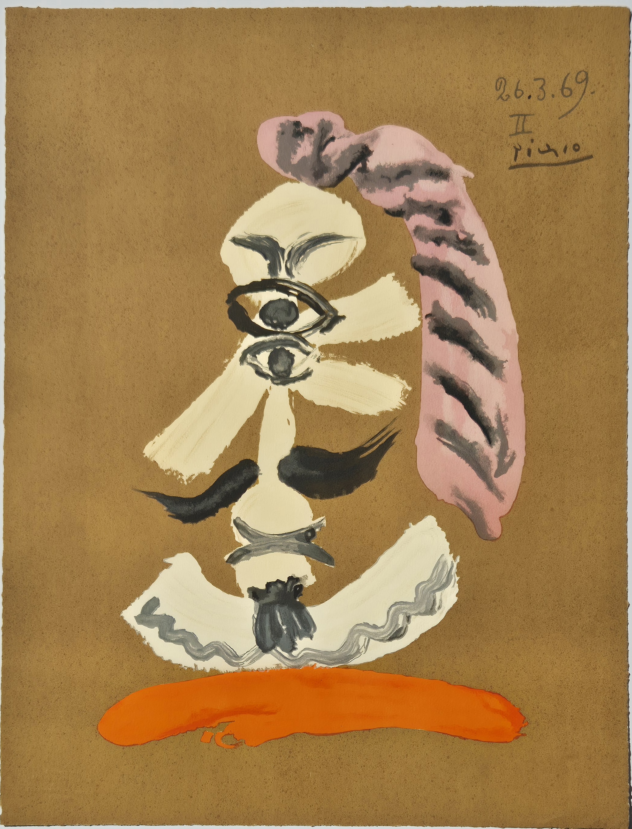 One plate, from Les Portraits Imaginaires