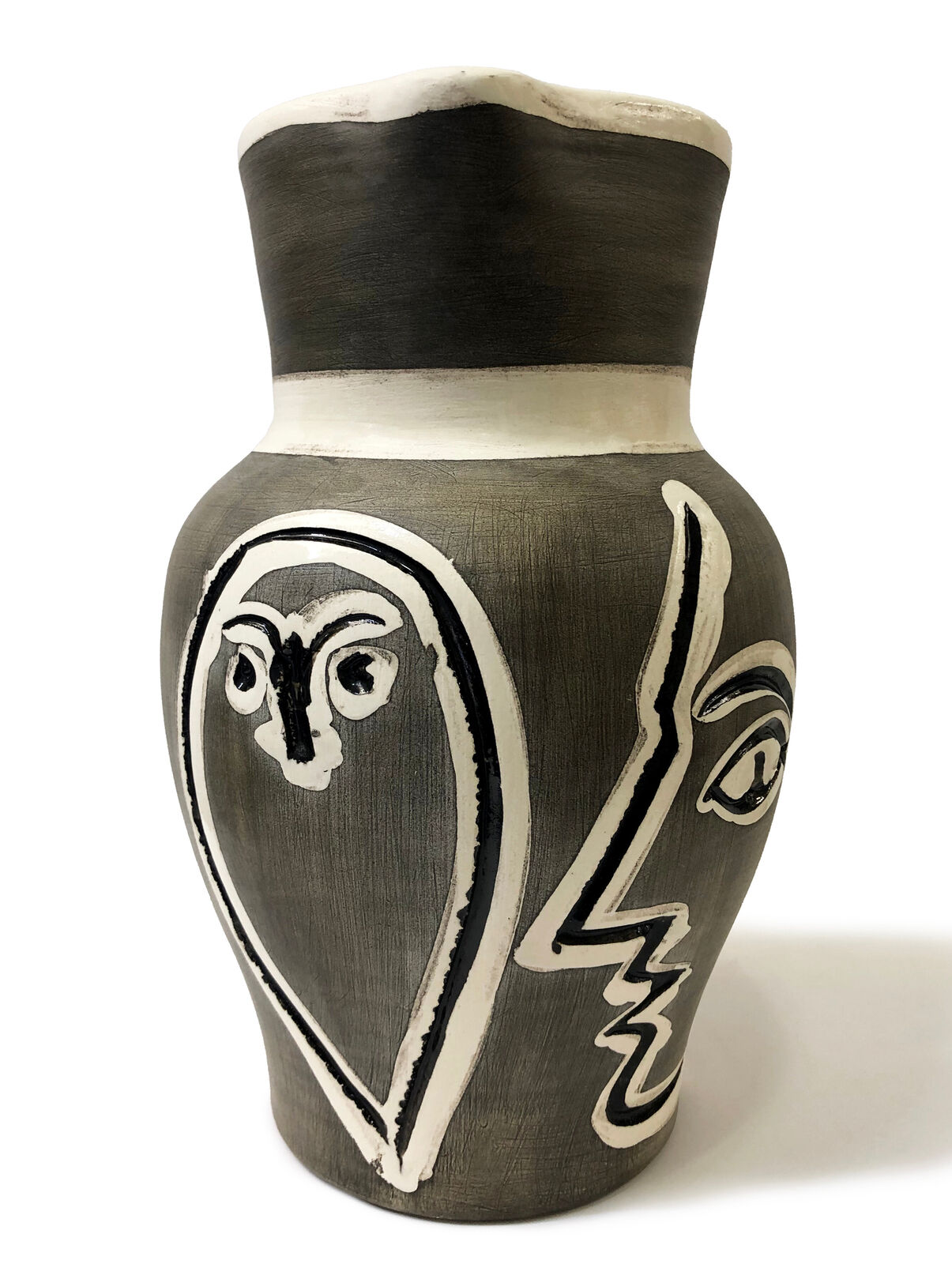 Artwork by Pablo Picasso, Pichet Gravé Gris (Ceramic Pitcher), Made of Ceramic 
