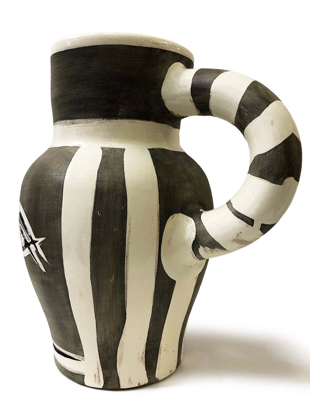 Artwork by Pablo Picasso, Pichet Gravé Gris (Ceramic Pitcher), Made of Ceramic 