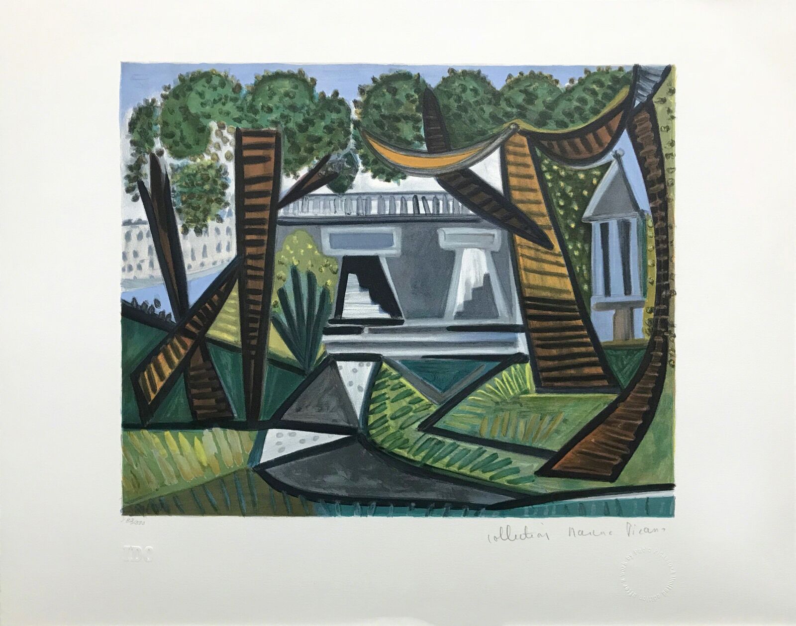 Artwork by Pablo Picasso, LE VERTE GALANT, Made of Lithograph On Arches Paper 