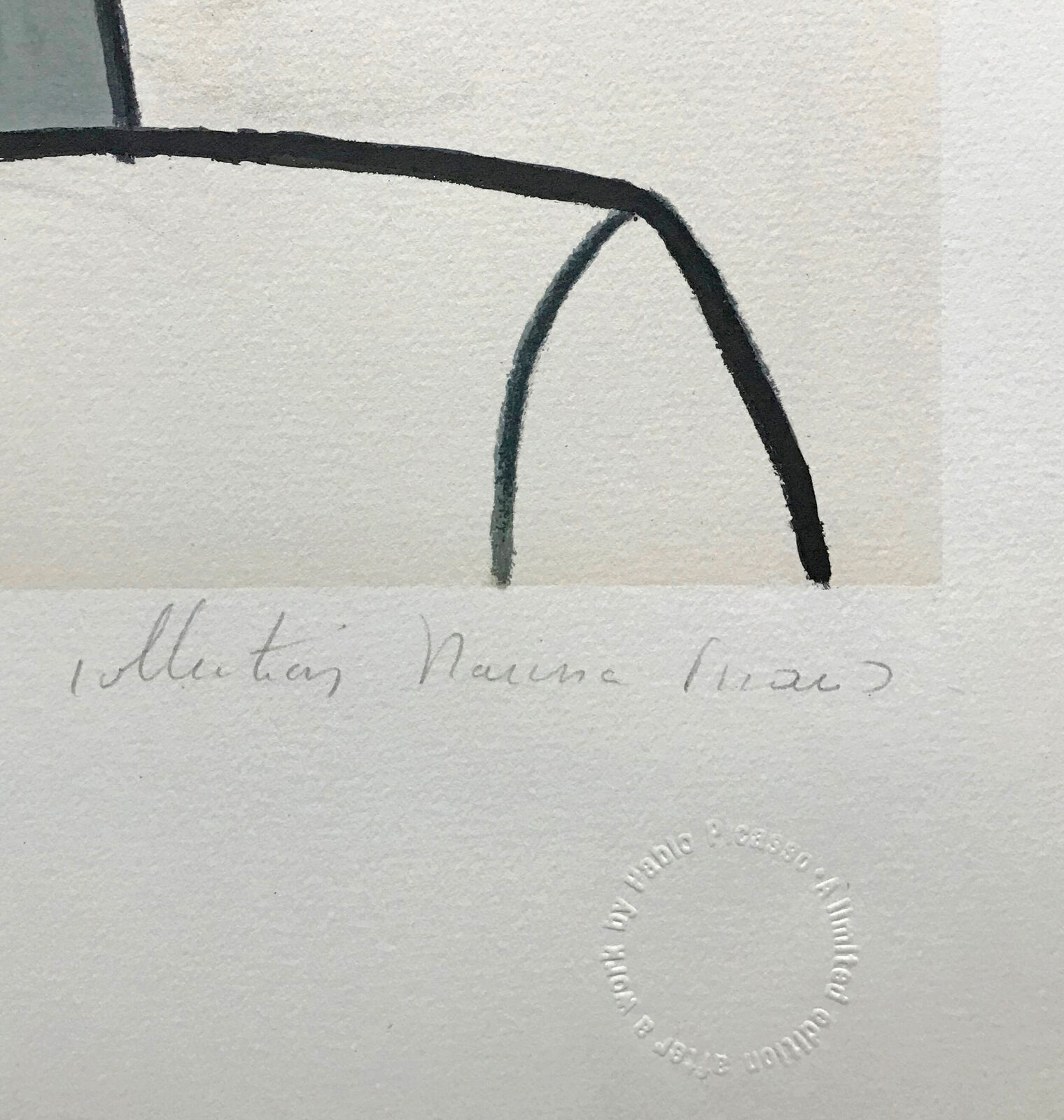 Artwork by Pablo Picasso, TETE, Made of Lithograph On Arches Paper 