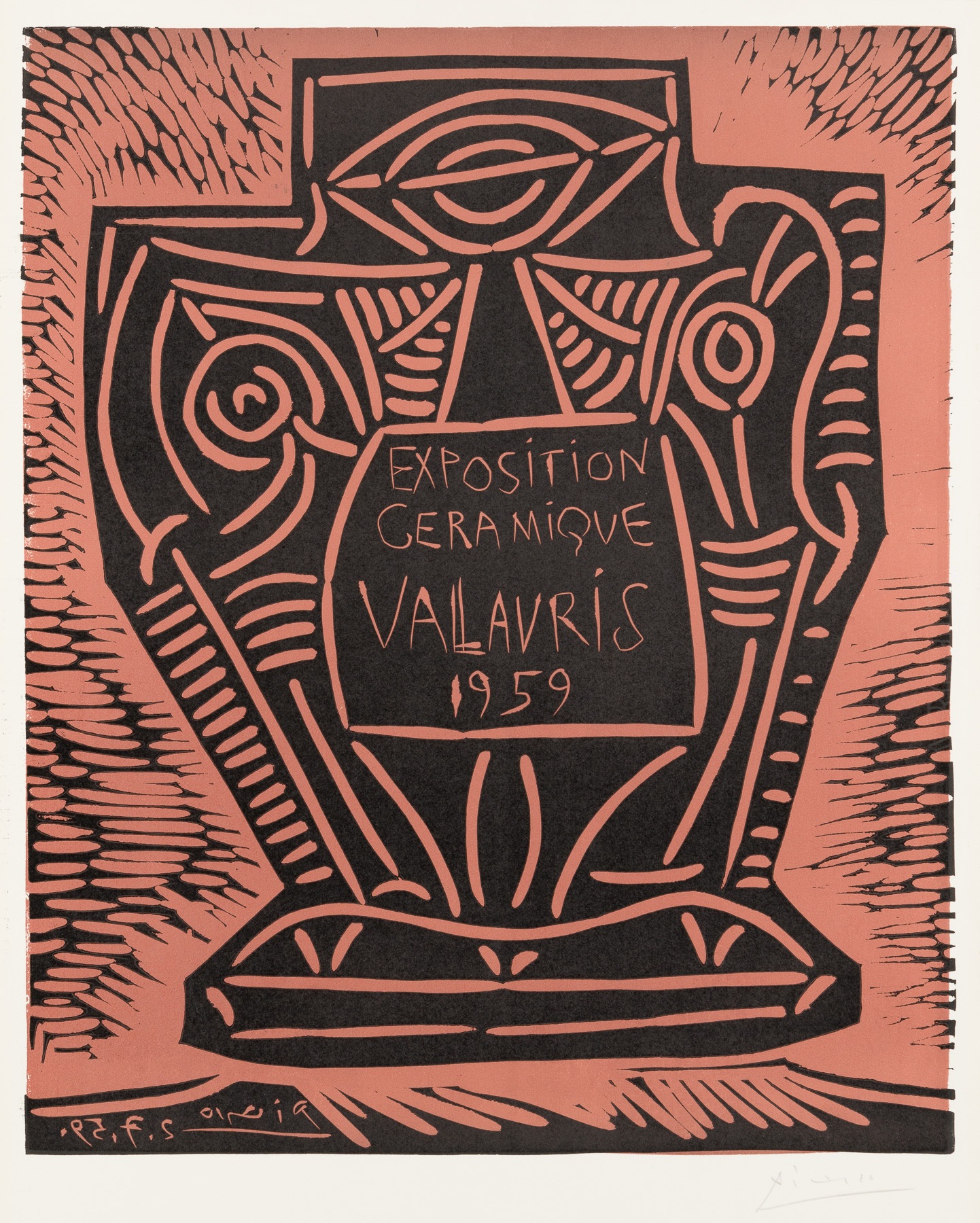 Exposition Céramique Vallauris by Pablo Picasso, 1959