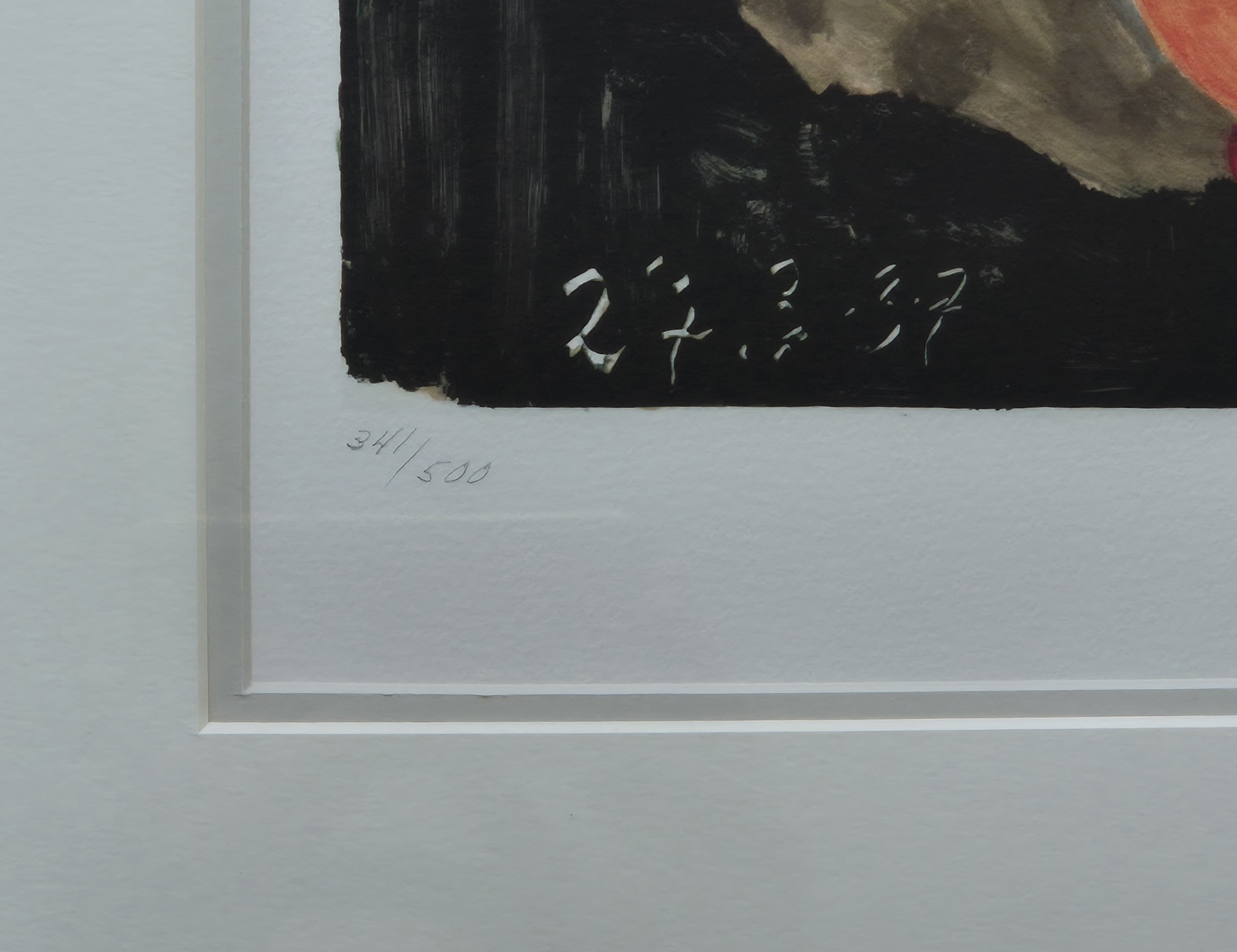 A painting of a woman wearing a hat and scarf.