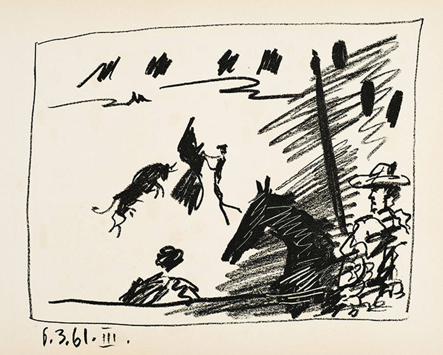 Jeu De La Cape by Pablo Picasso, 1961