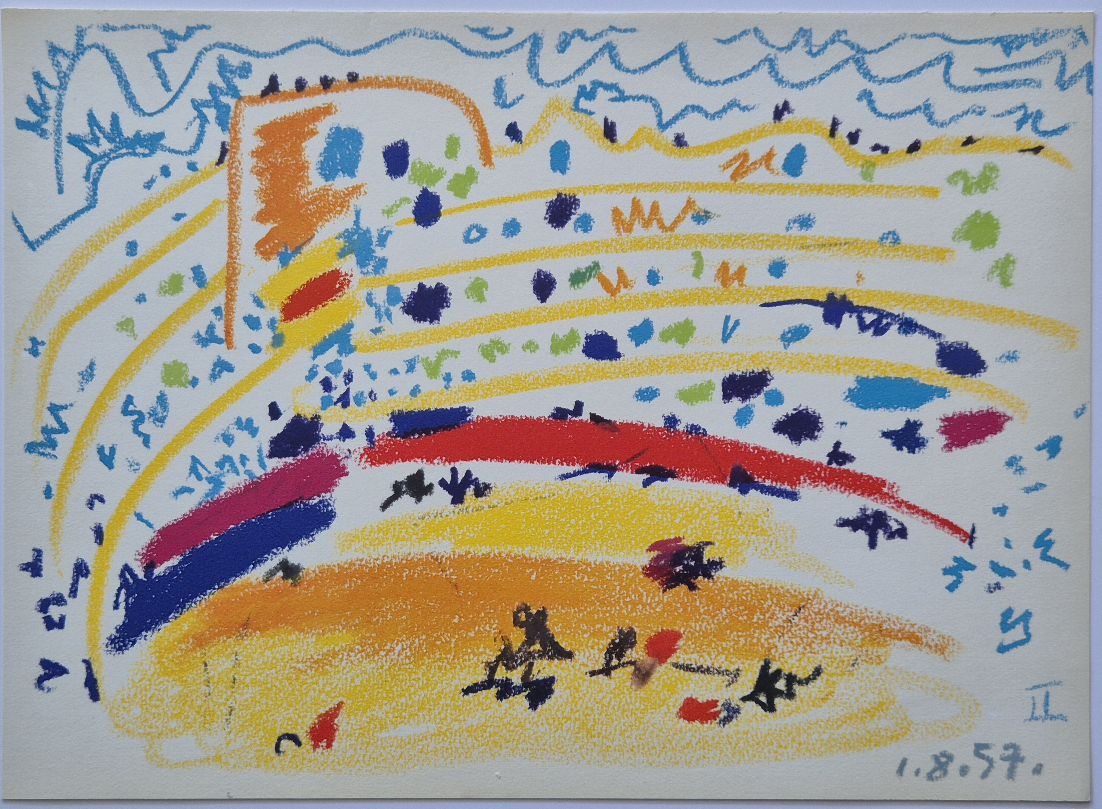 L'Arene d'Arles, from Toros Toreros, a set of 4