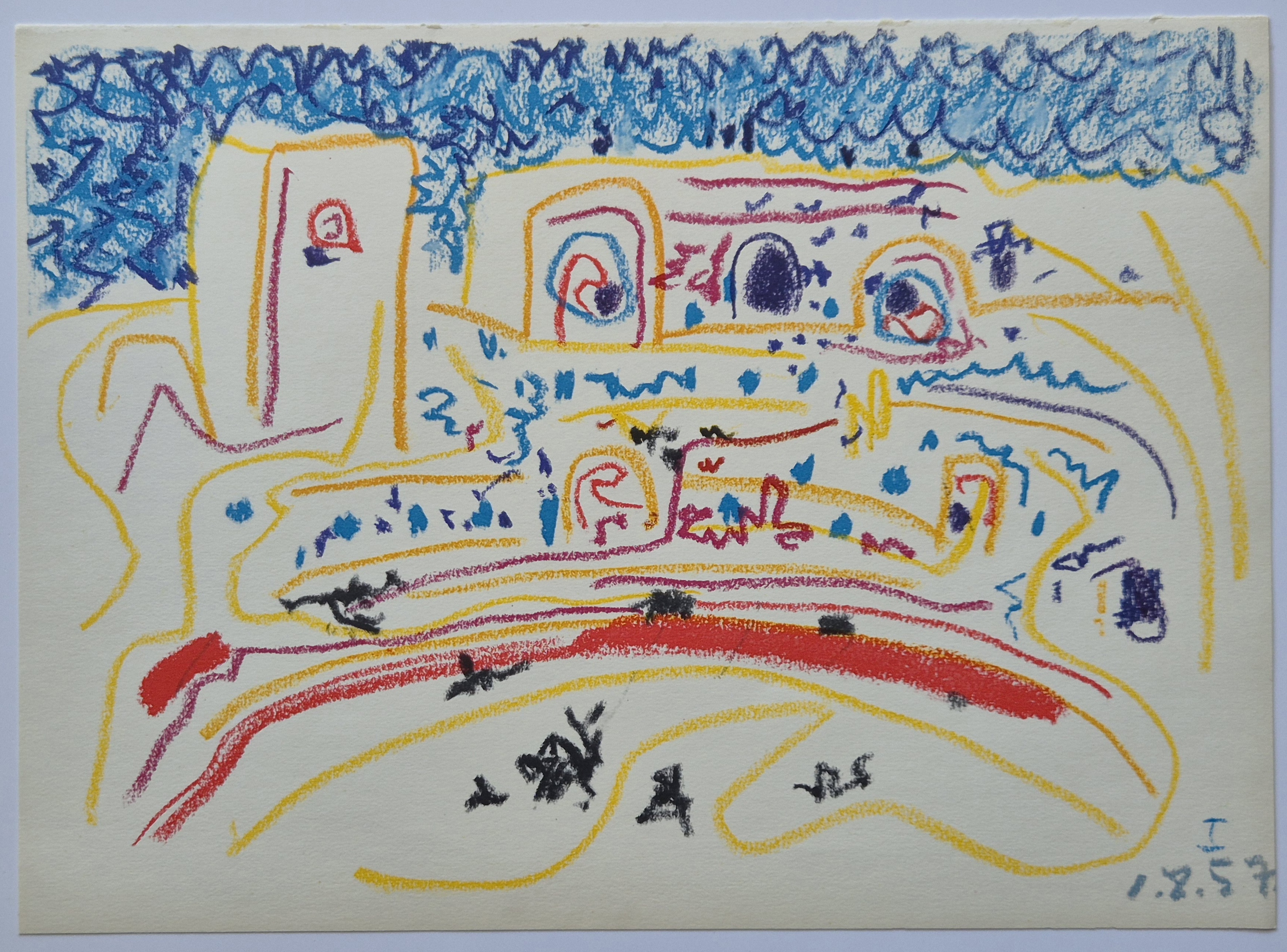 L'Arene d'Arles, from Toros Toreros, a set of 4