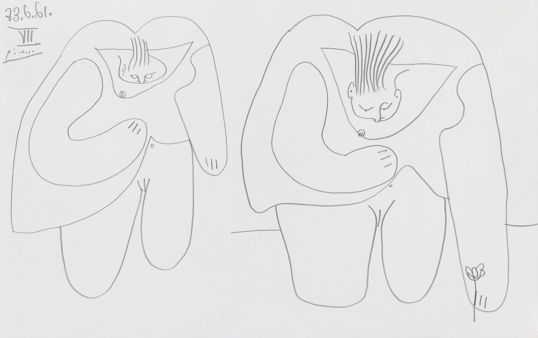 Les Dejeuners, Etudes Vii (D’apres Manet) by Pablo Picasso, 1961