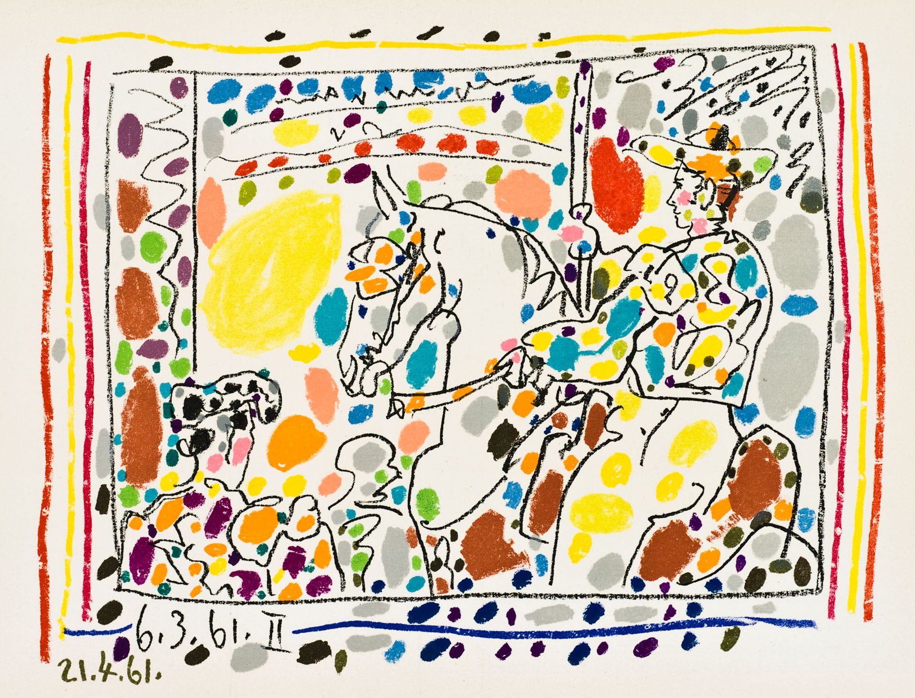 Artwork by Pablo Picasso, Picador II, Made of Original lithograph 