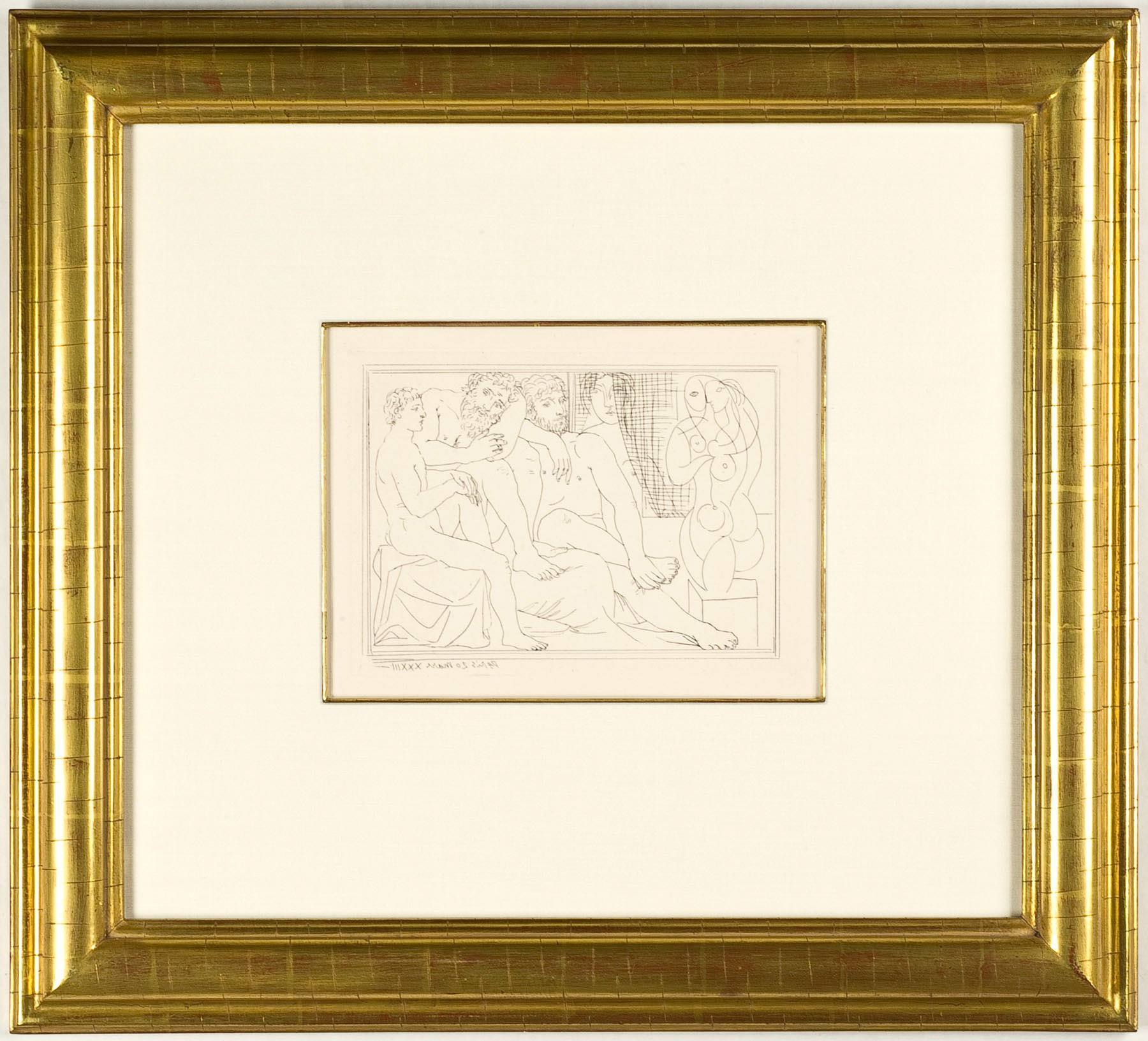 Artwork by Pablo Picasso, Sculpteurs, Modèles Et Sculpture, Made of Sculpture Etching 