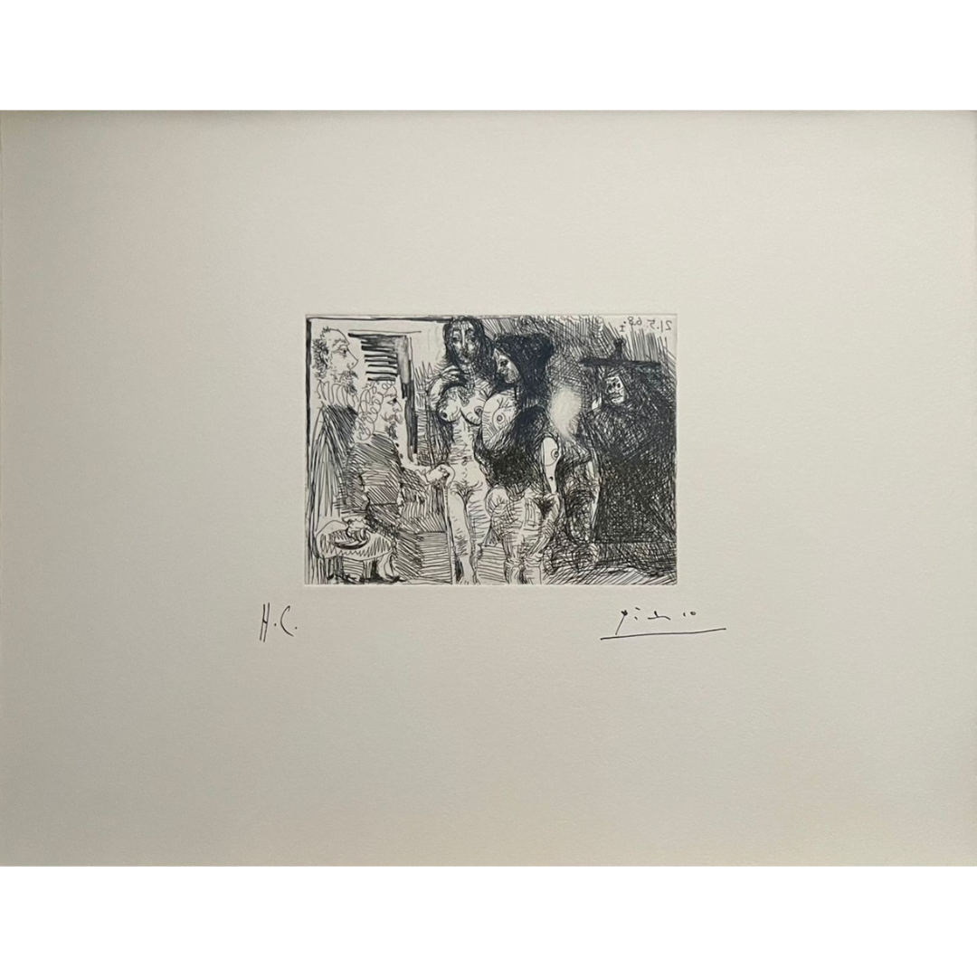 Artwork by Pablo Picasso, Untitled, Made of Etching 