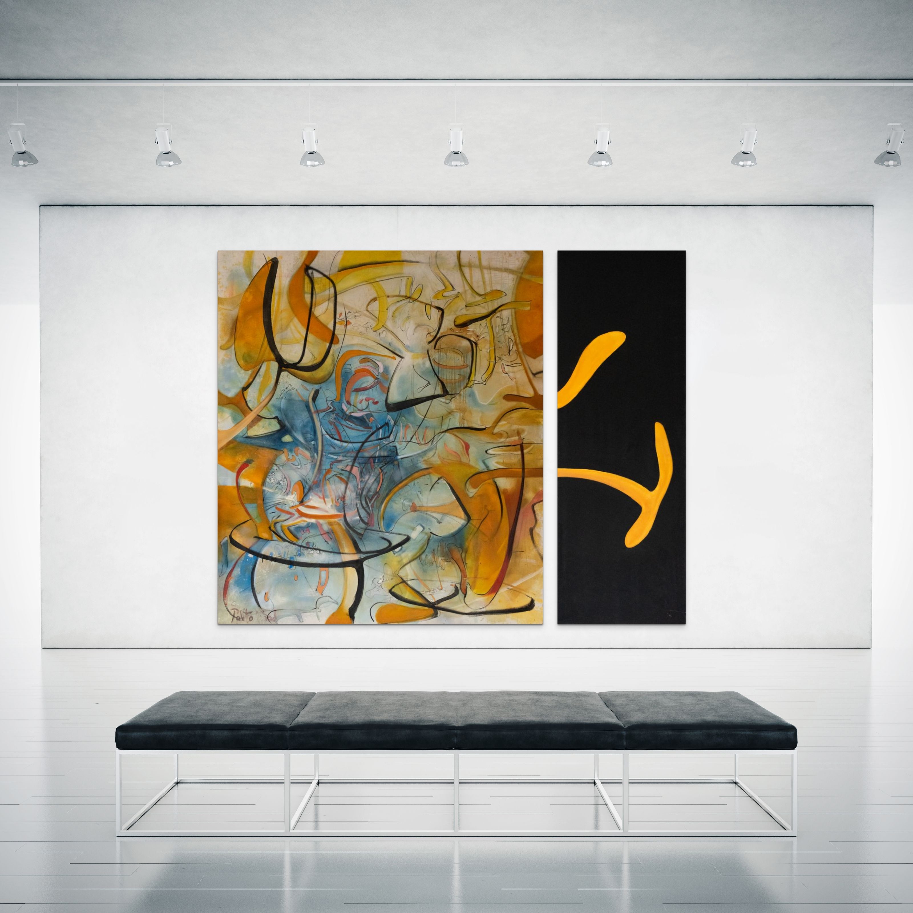 Artwork by Palito Wood, Large Oil on Canvas, Made of Oil on canvas 