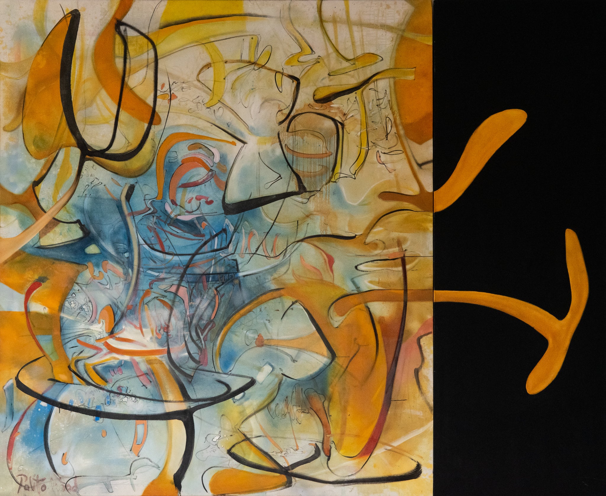 Artwork by Palito Wood, Large Oil on Canvas, Made of Oil on canvas 