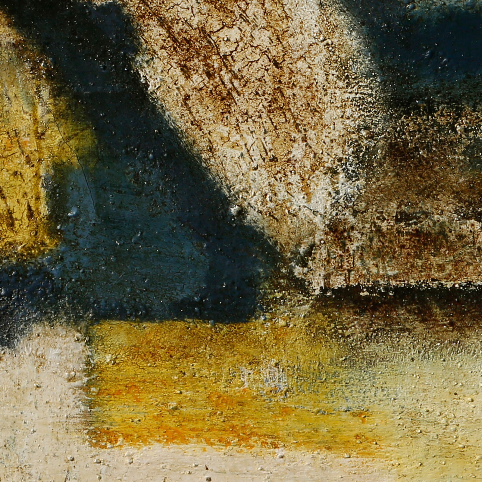 Artwork by Parris Jaru, Beachside Accommodations, Made of Oil and pigment on canvas 