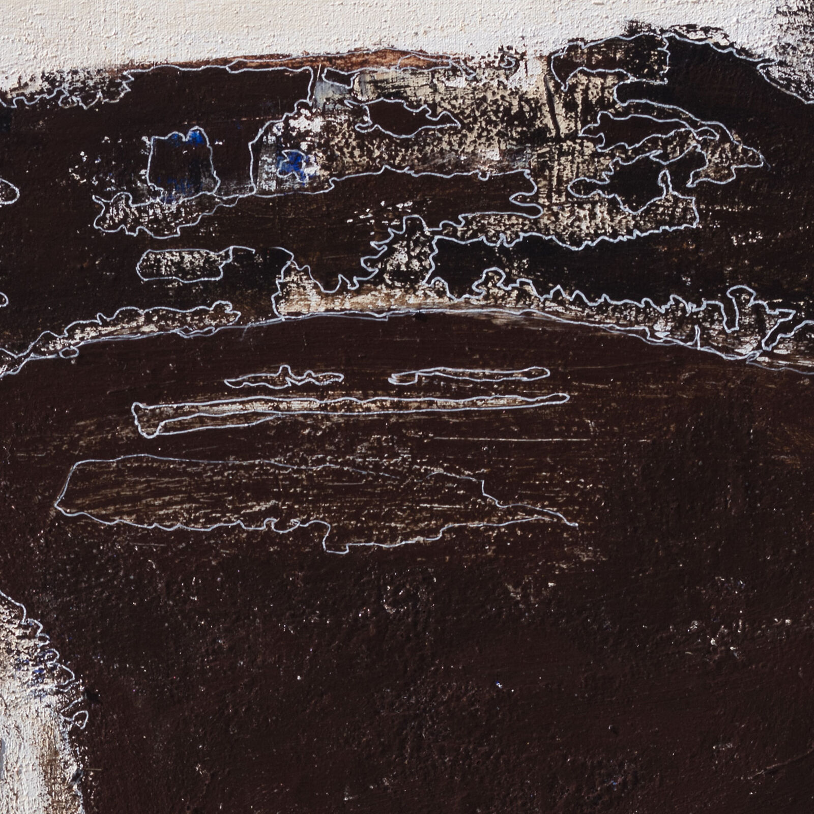 Artwork by Parris Jaru, Walking the Continuous Path, Made of Oil Paint and Plant Pigment on Canvas 