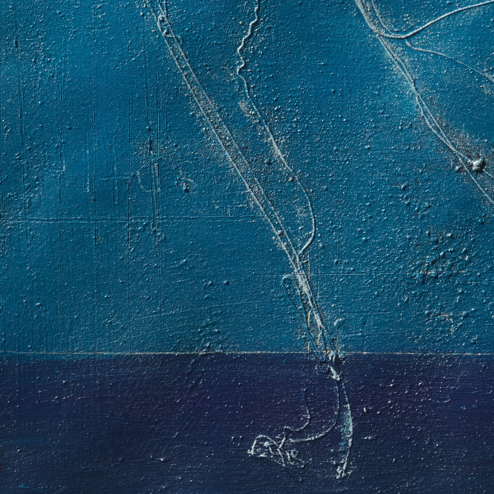 Artwork by Parris Jaru, A Drop in the Pond, Made of Oil Paint and Plant Pigment on Canvas 