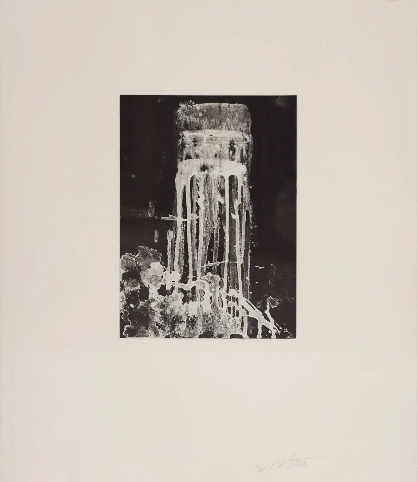 Small Vertical Falls by Pat Steir, 1991