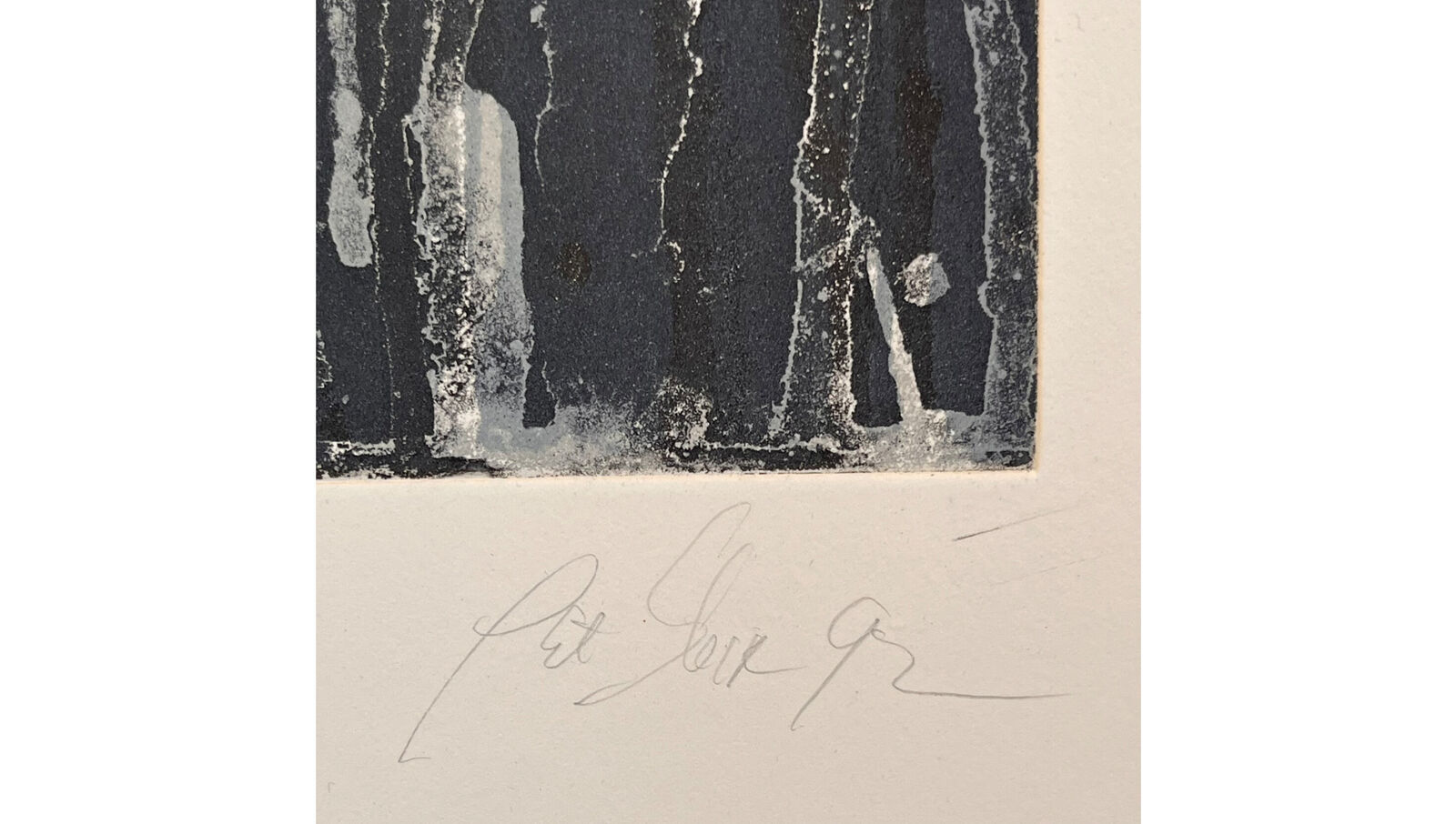 Artwork by Pat Steir, Waterfall (from Documenta IX portfolio), Made of Etching and aquatint 